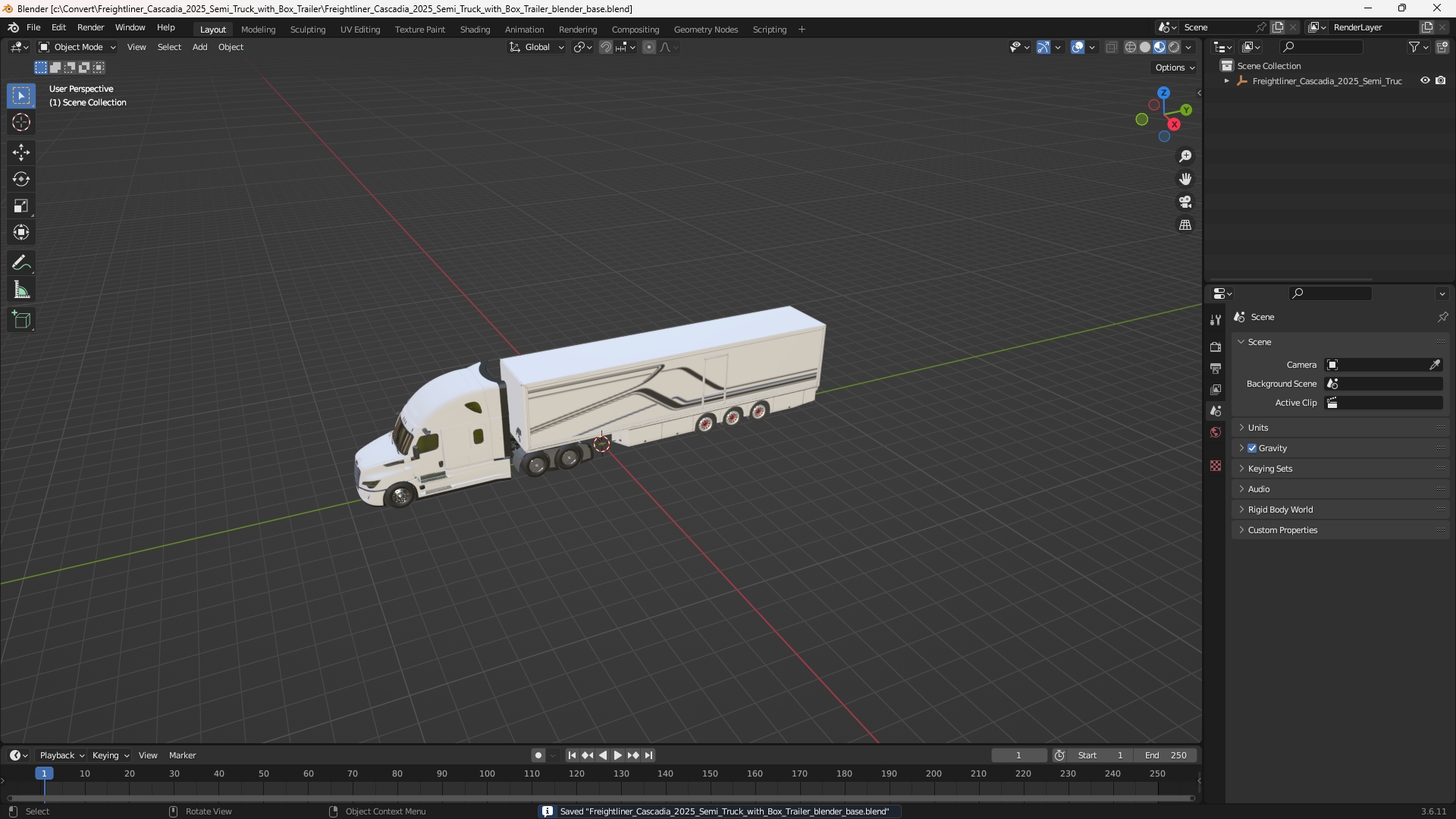 Freightliner Cascadia 2025 Semi Truck with Box Trailer - view 10