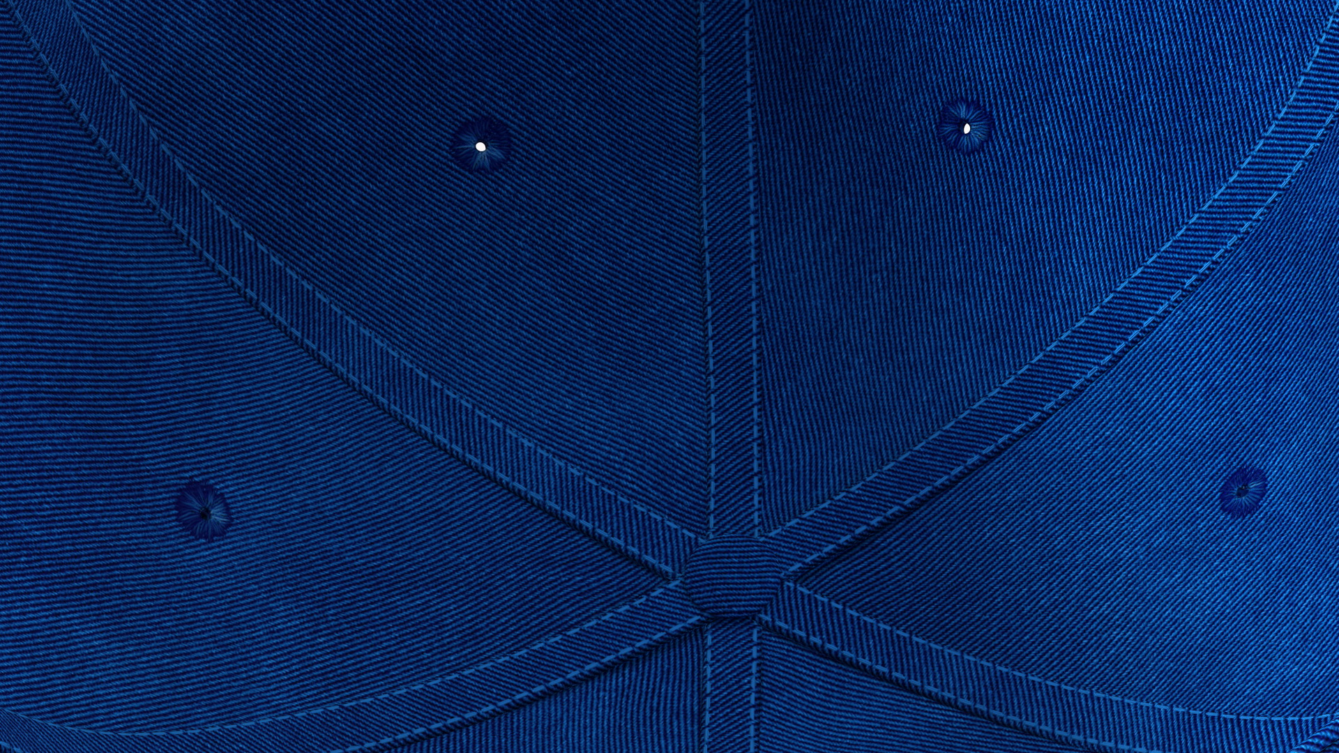 3D Baseball Cap Denim Blue model