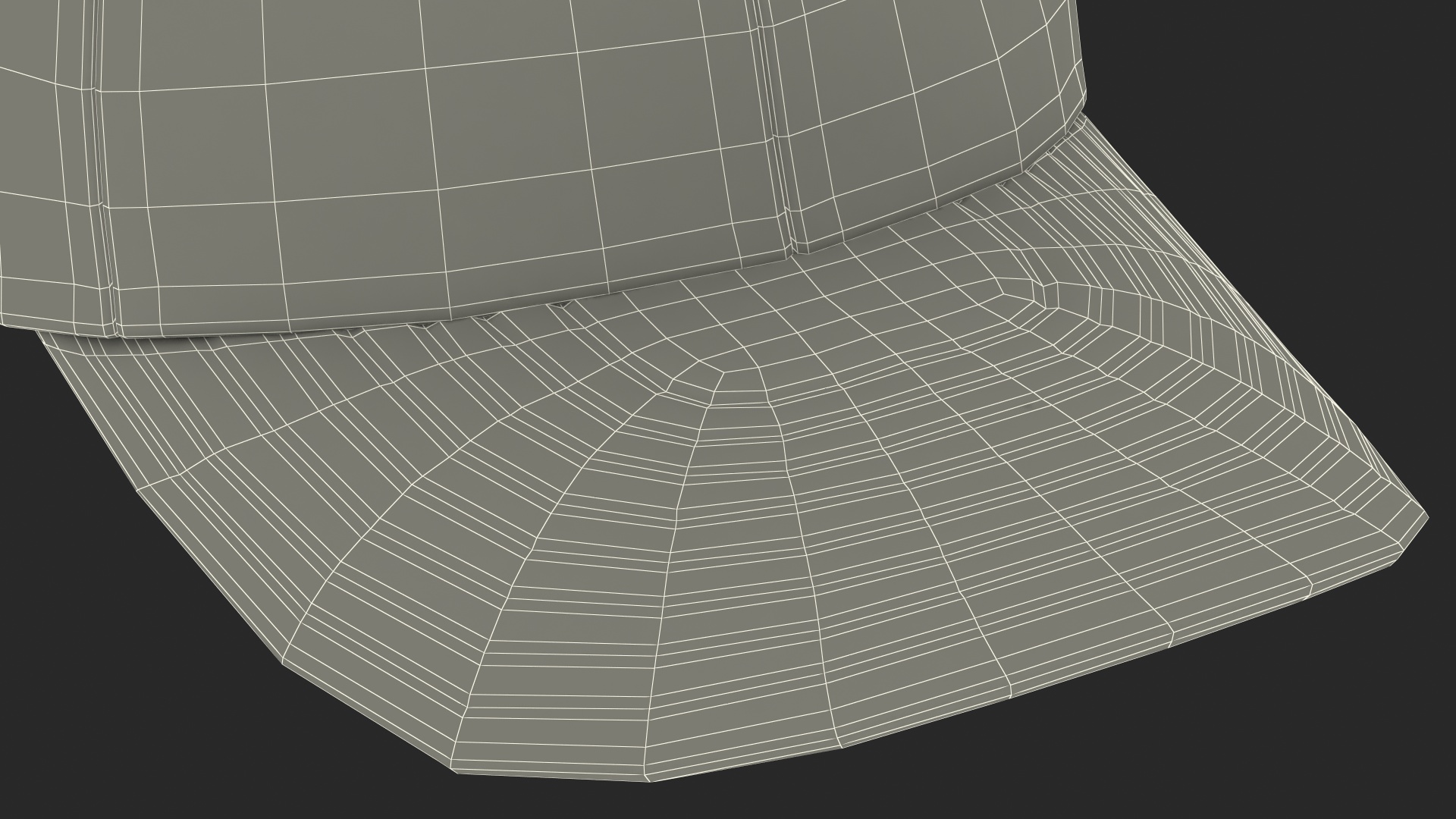 3D Baseball Cap Denim Blue model