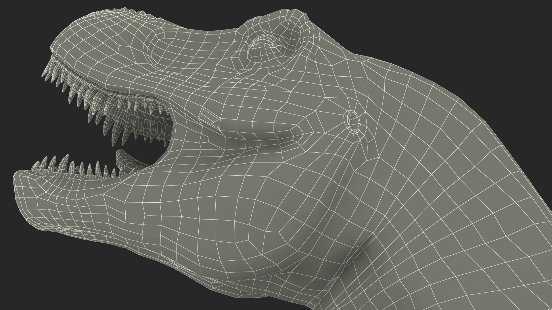 3D T Rex Sleep Pose