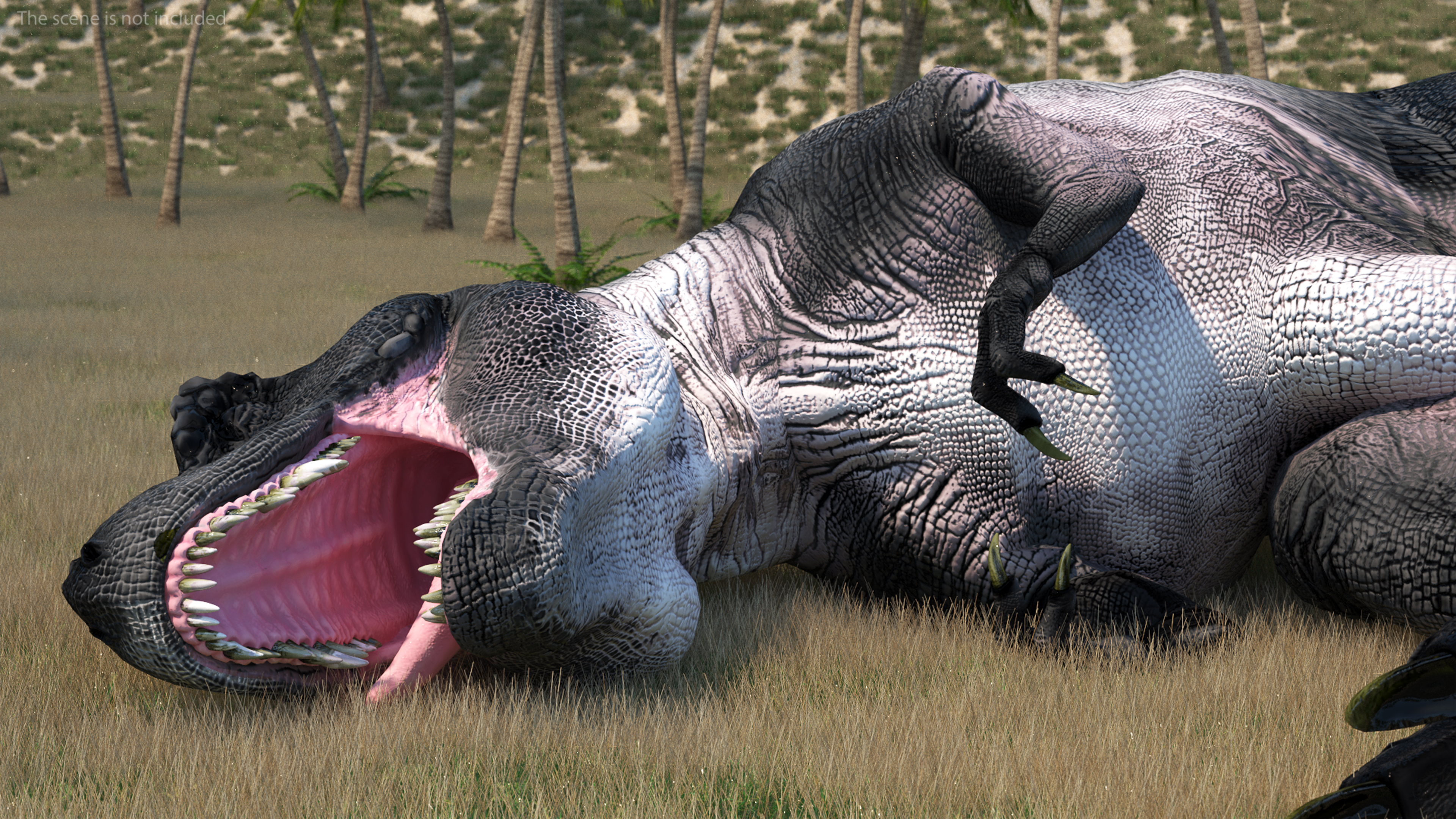 3D T Rex Sleep Pose
