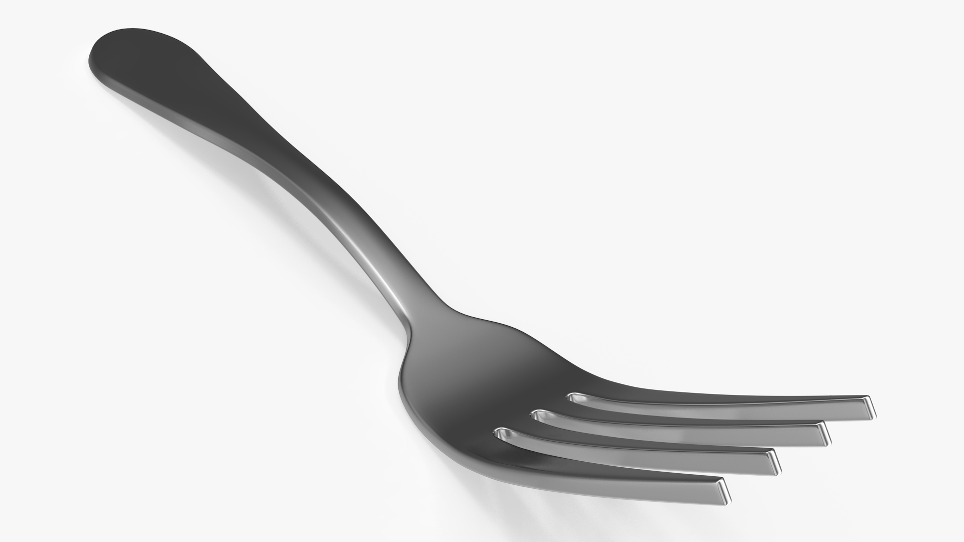 3D Silver Fork
