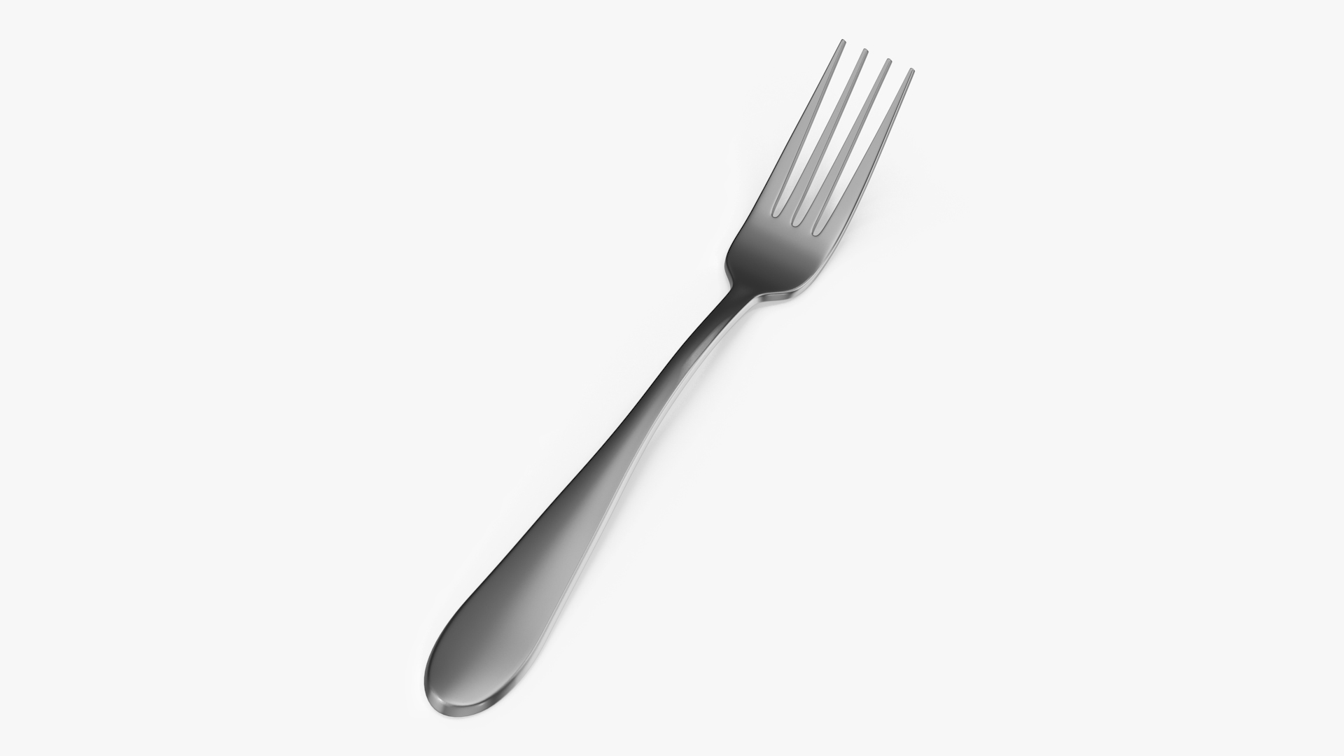 3D Silver Fork