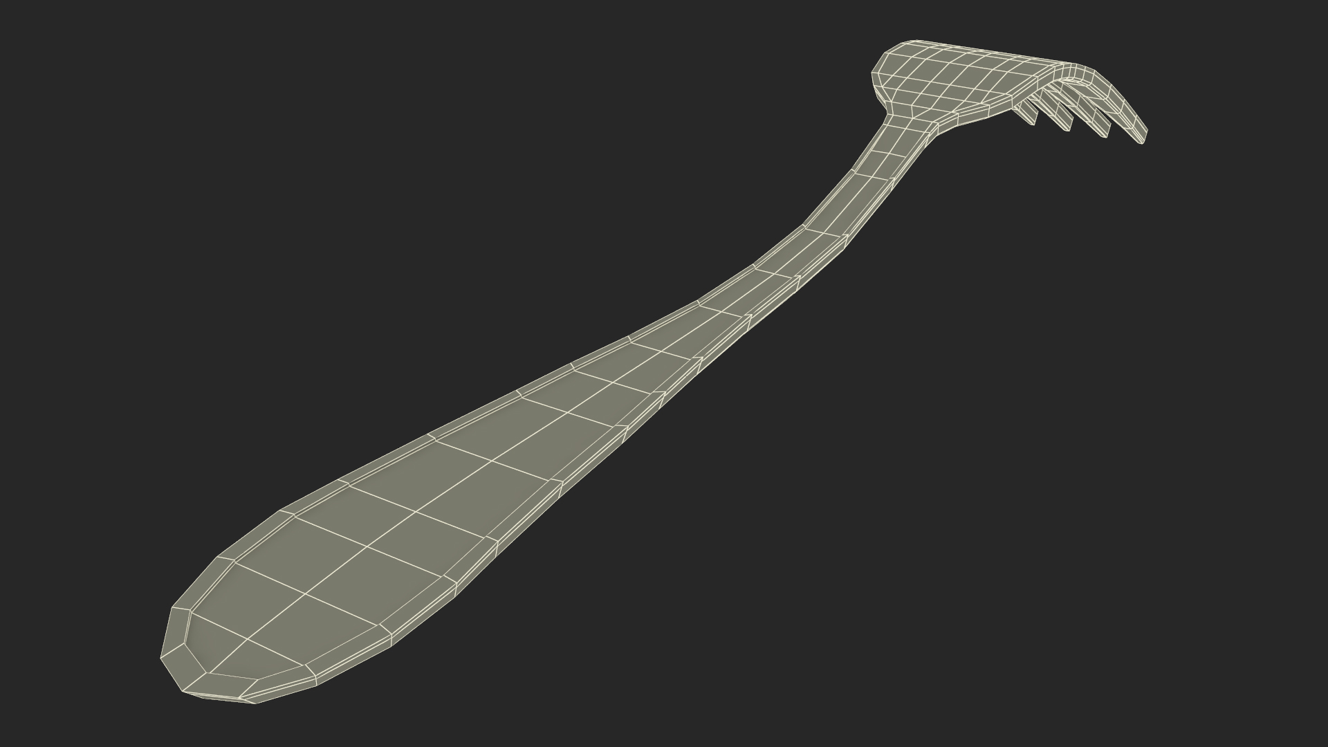 3D Silver Fork