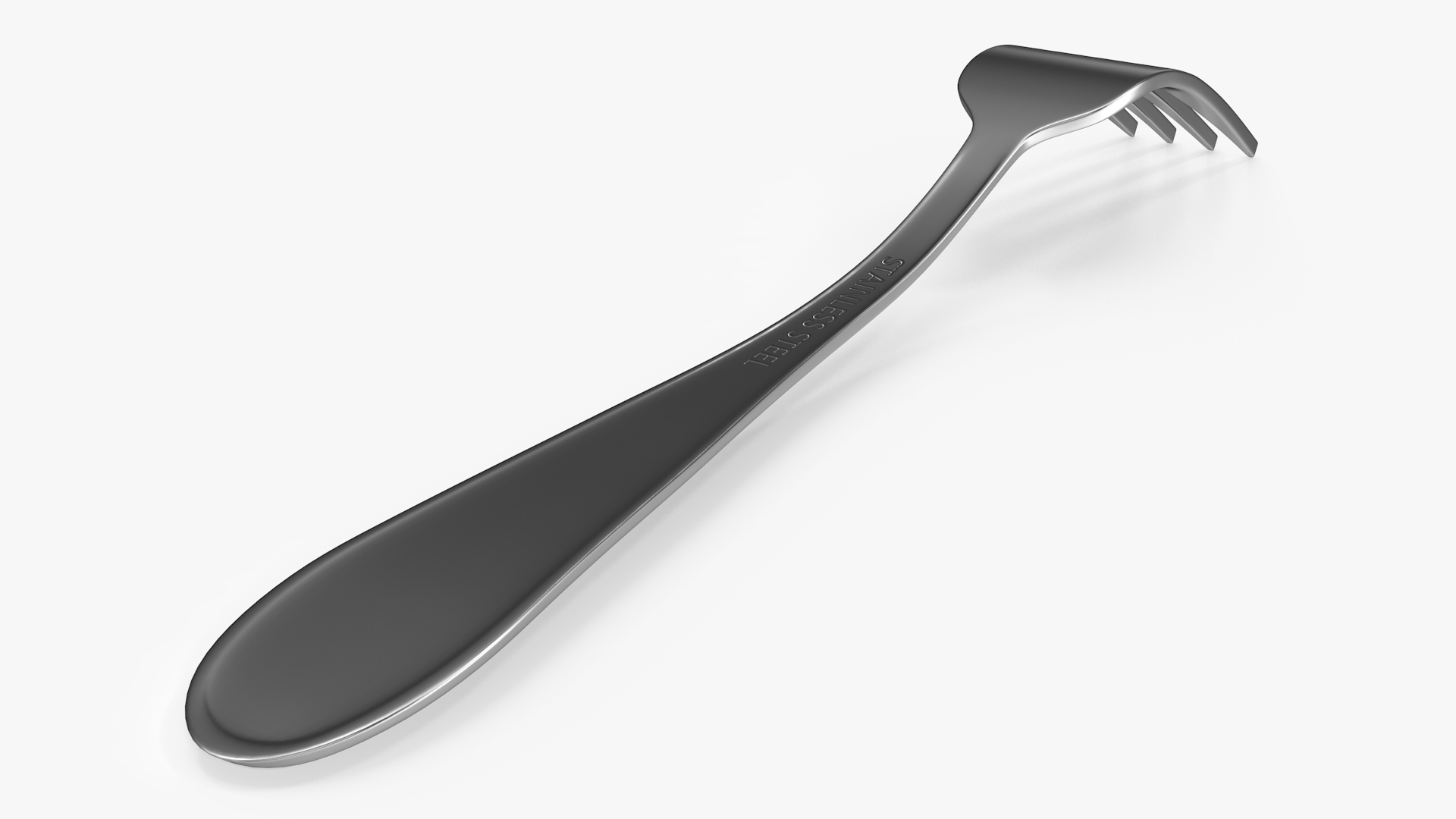 3D Silver Fork