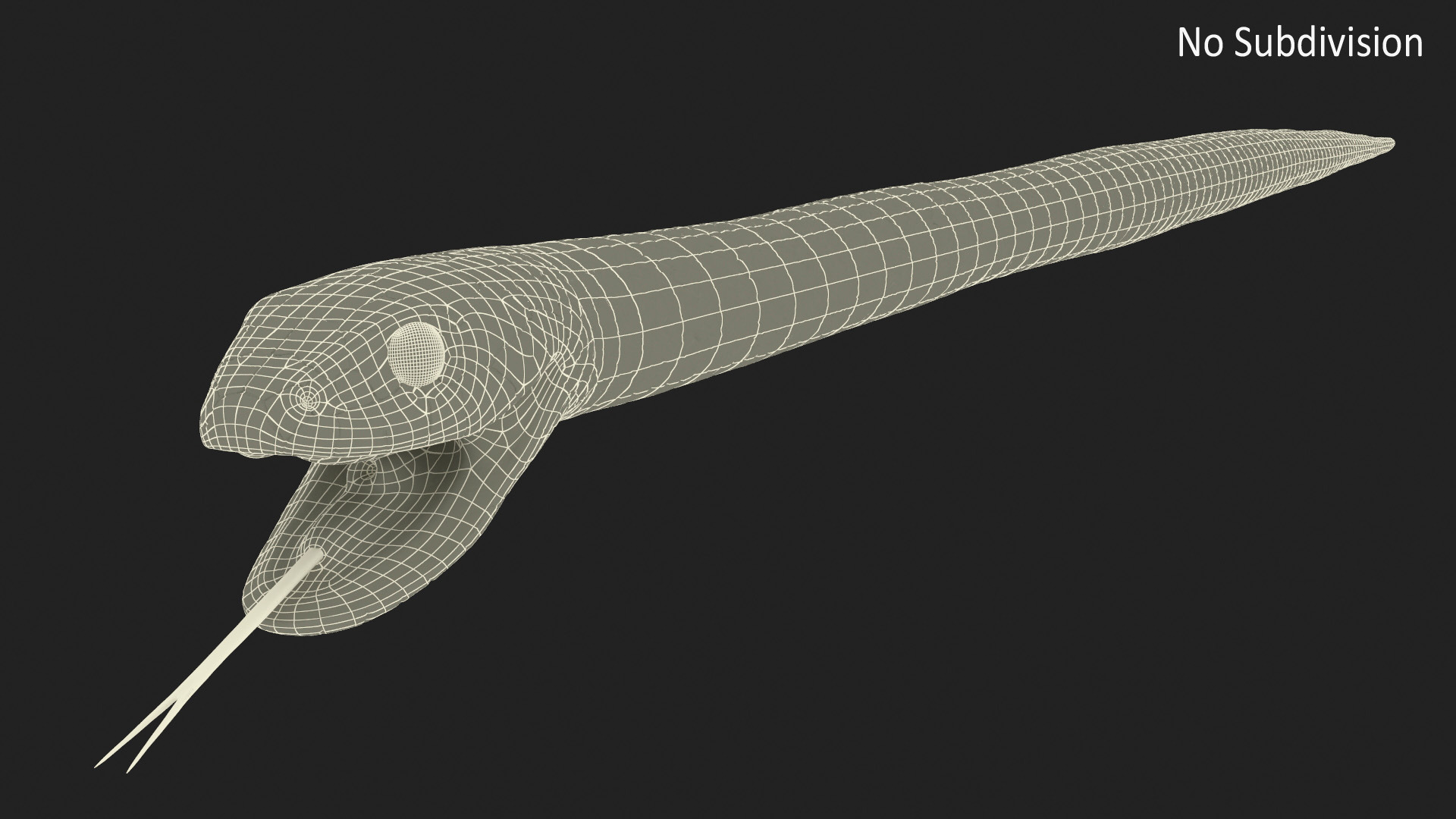 3D Grass Snake