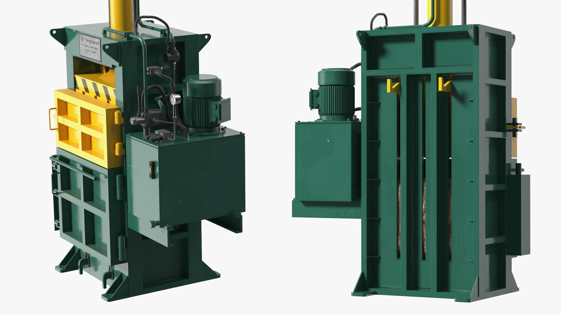 3D Bailing Machine Green