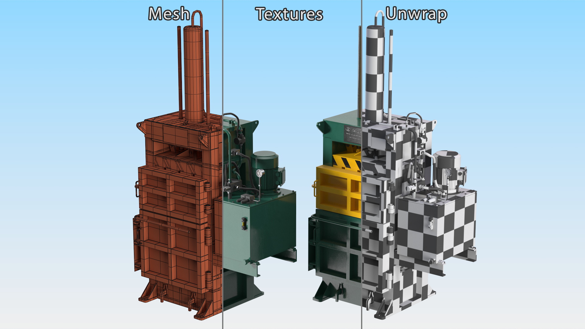 3D Bailing Machine Green