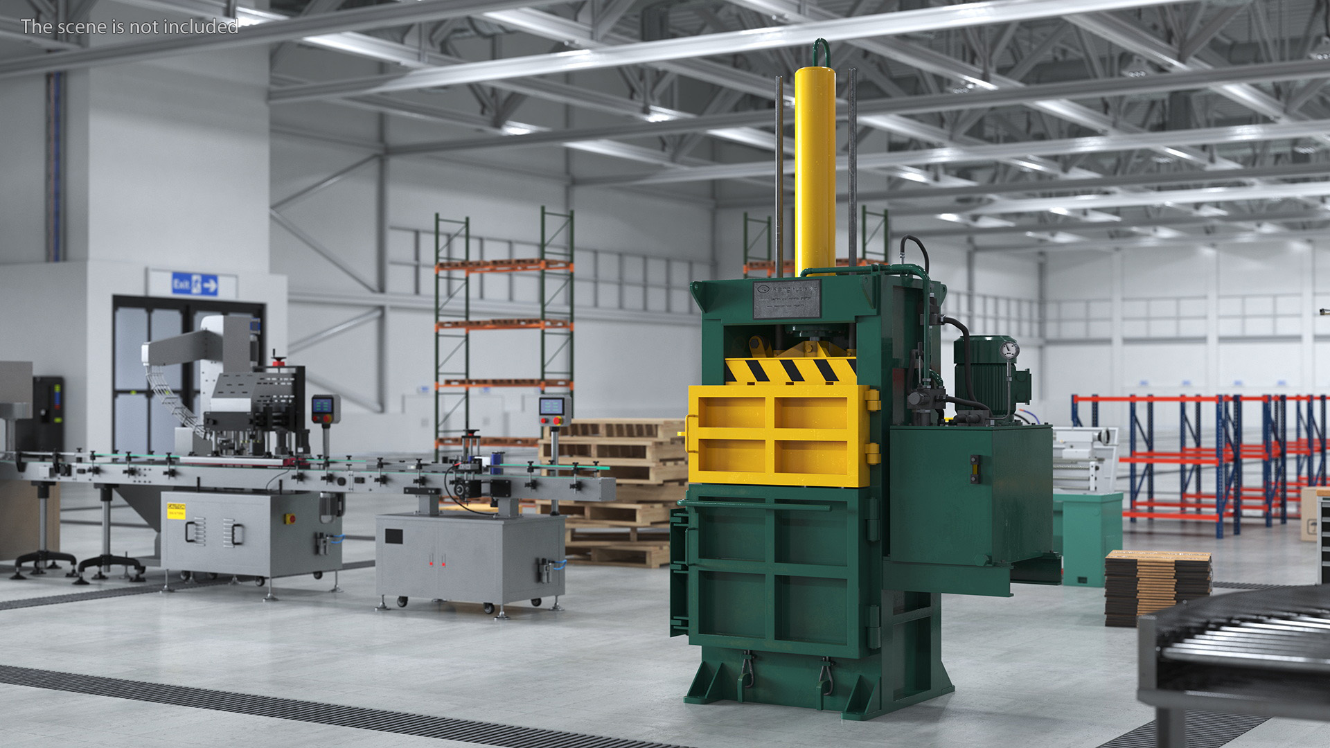 3D Bailing Machine Green