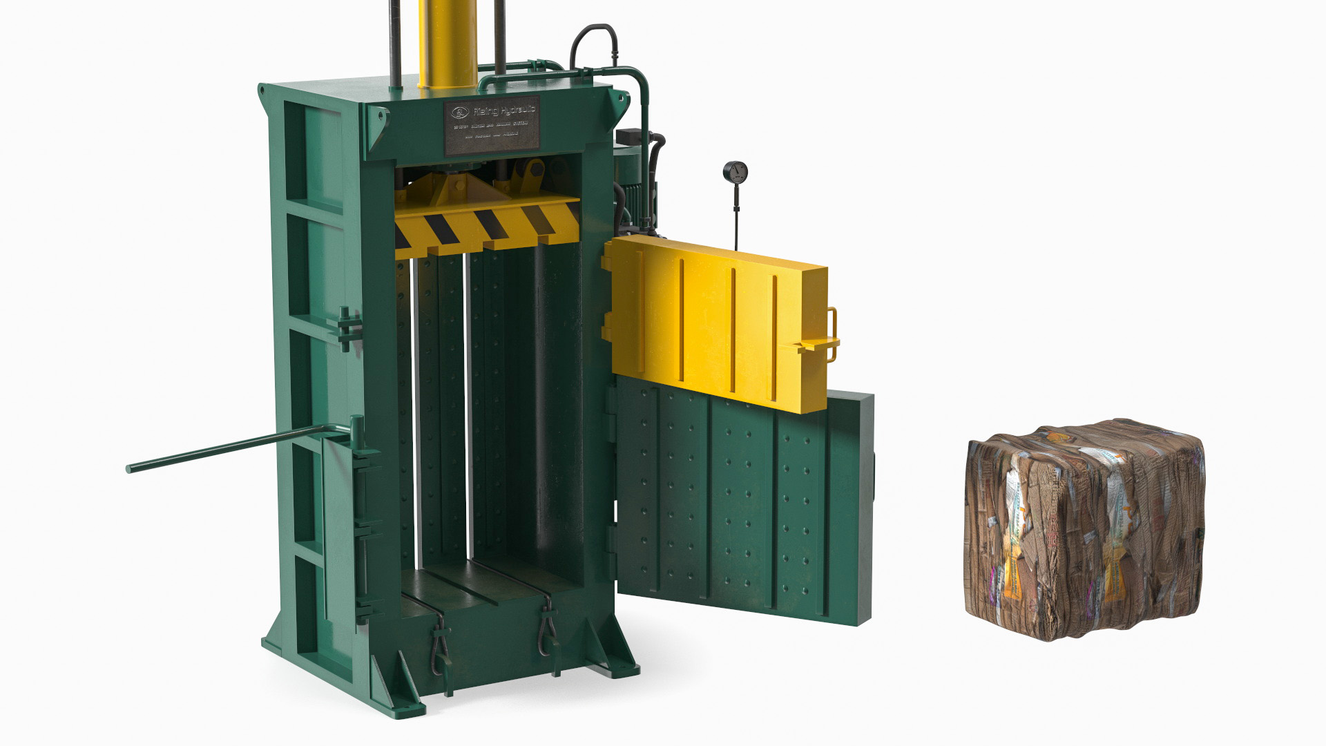 3D Bailing Machine Green