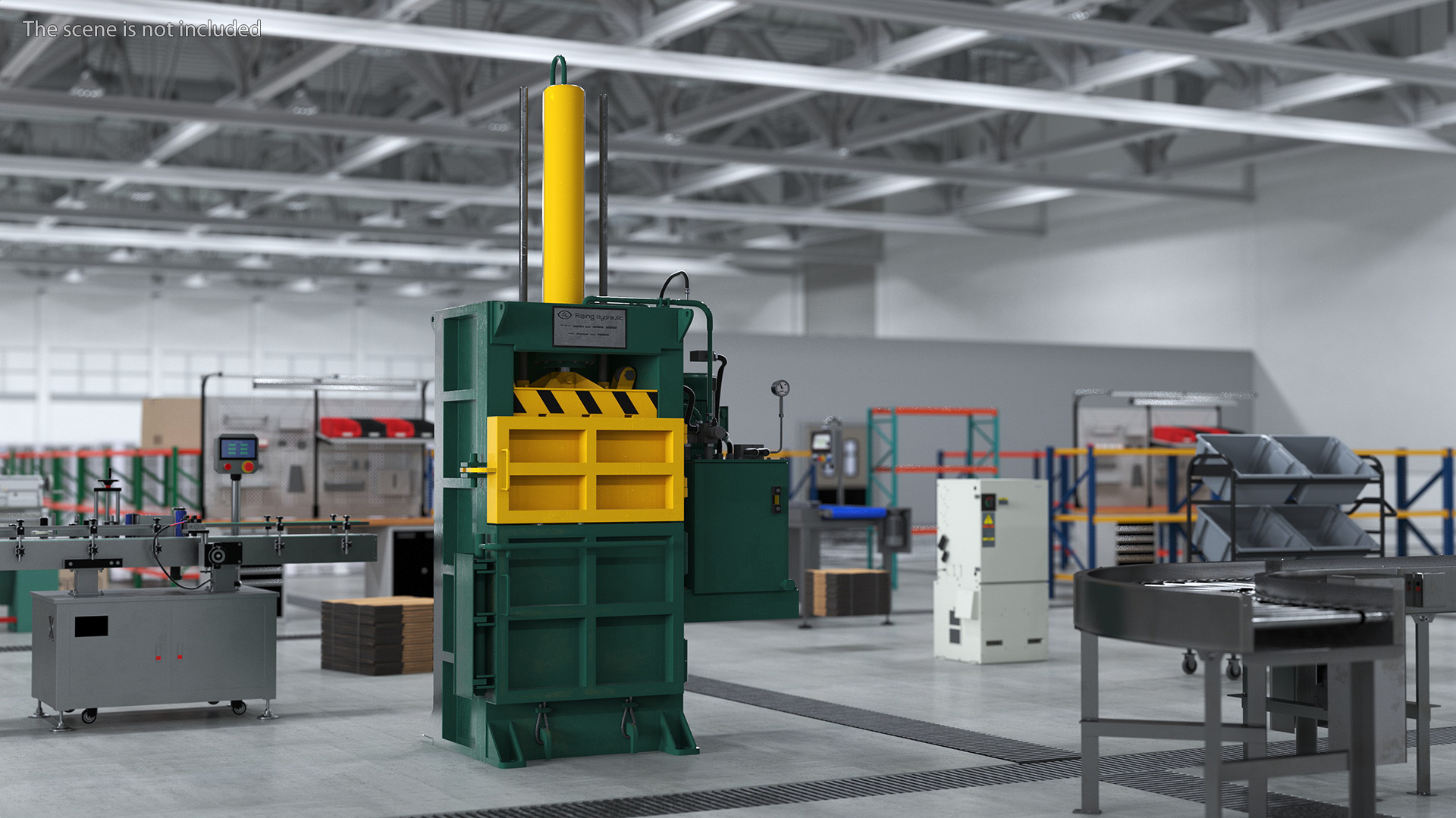 3D Bailing Machine Green