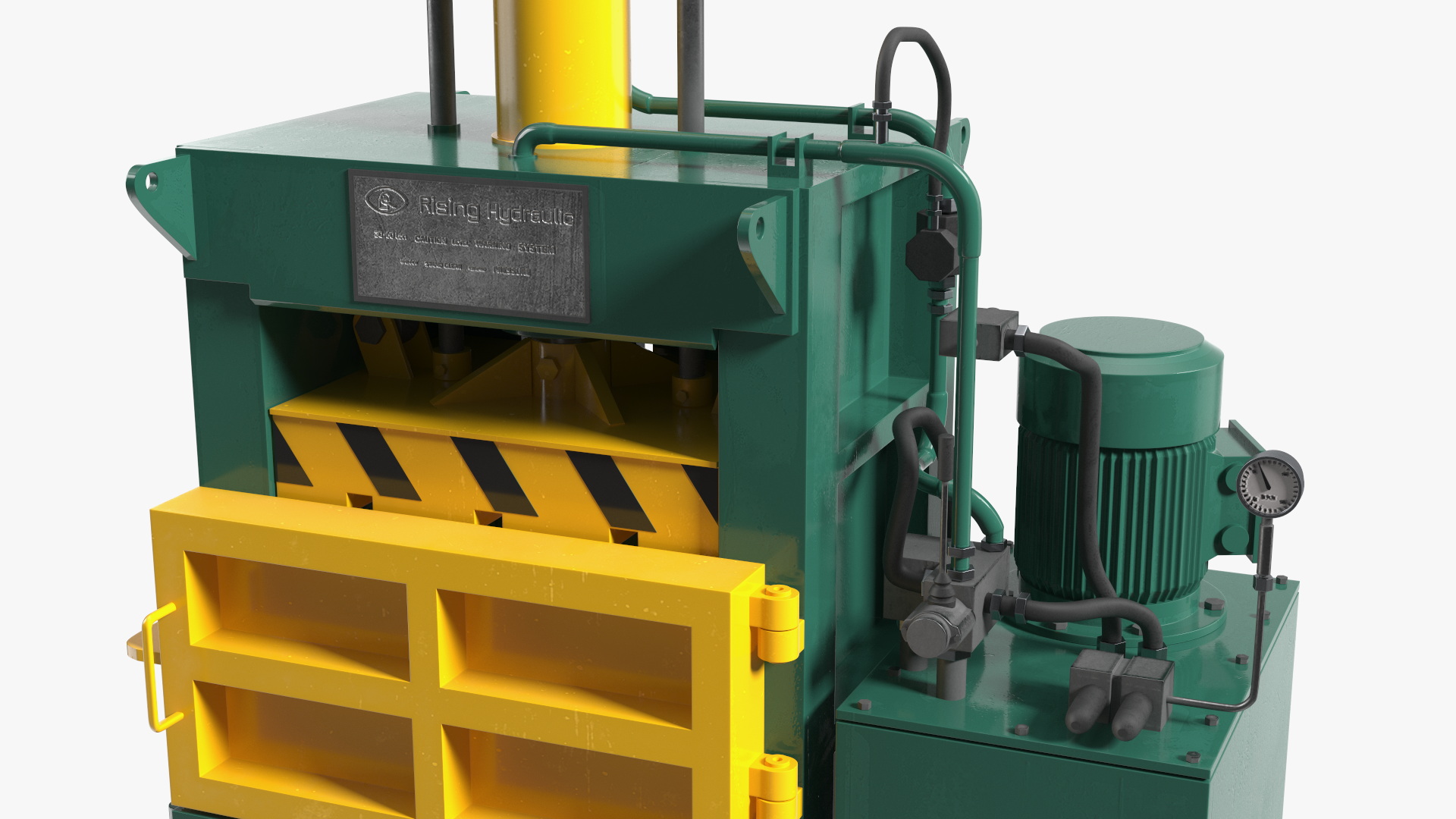 3D Bailing Machine Green