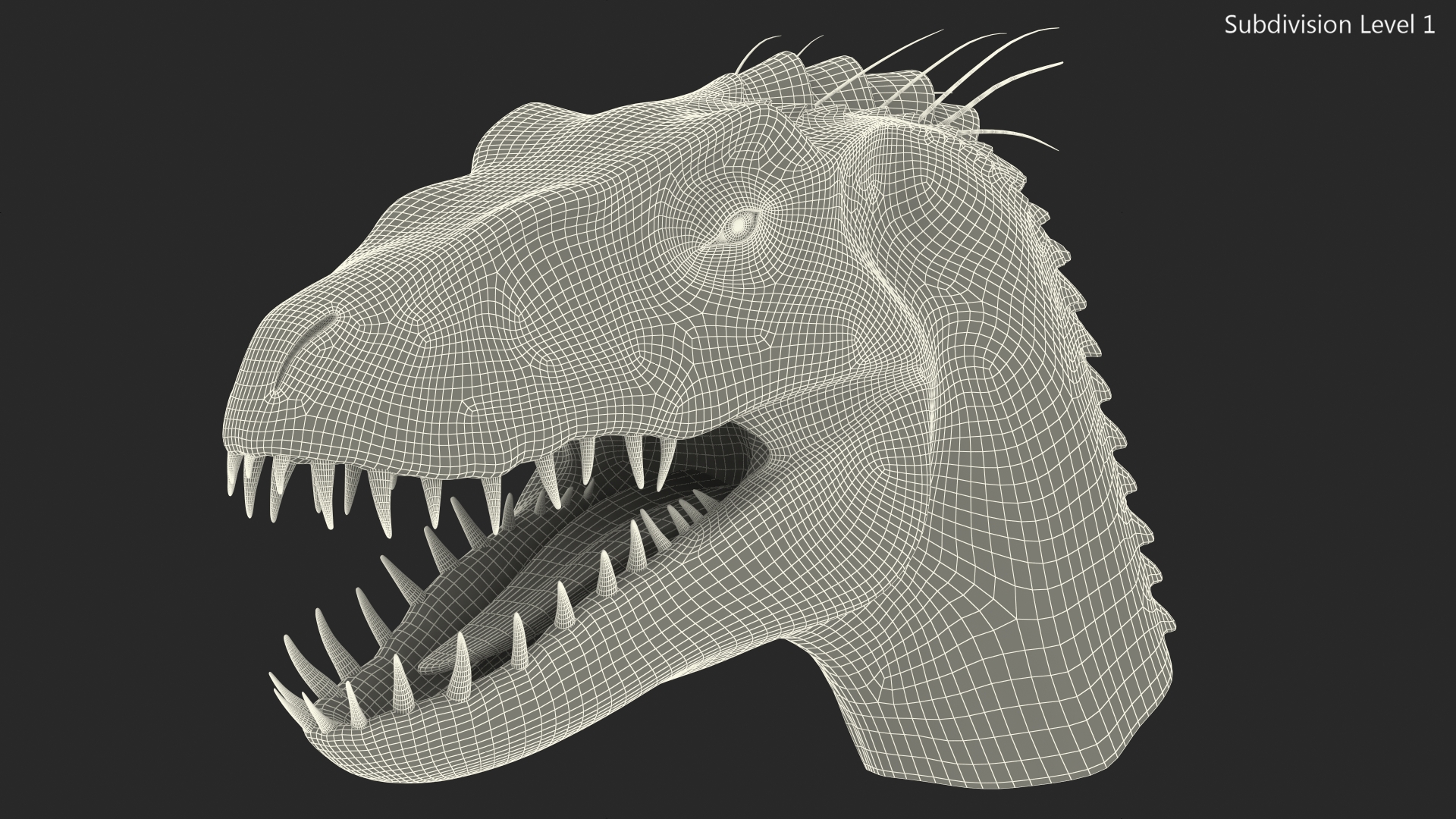 3D model Indoraptor Head