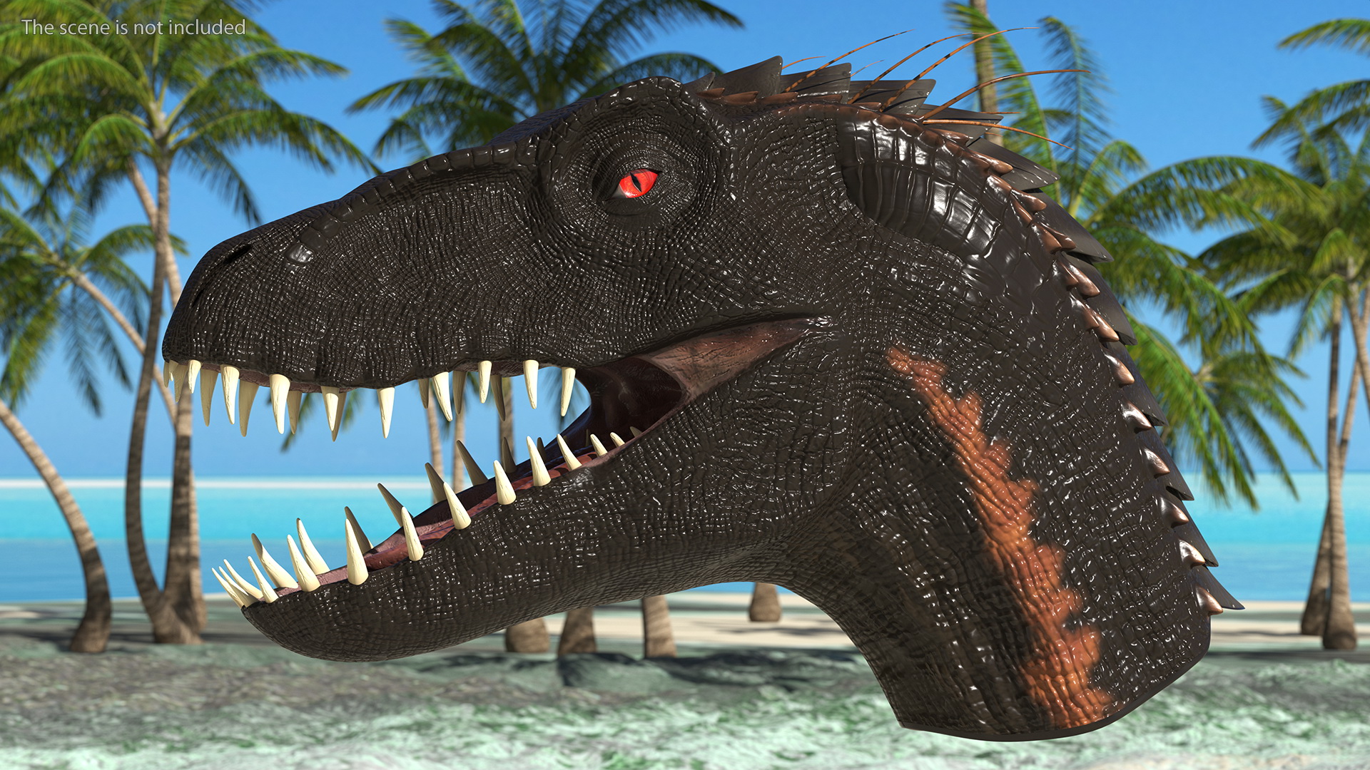 3D model Indoraptor Head