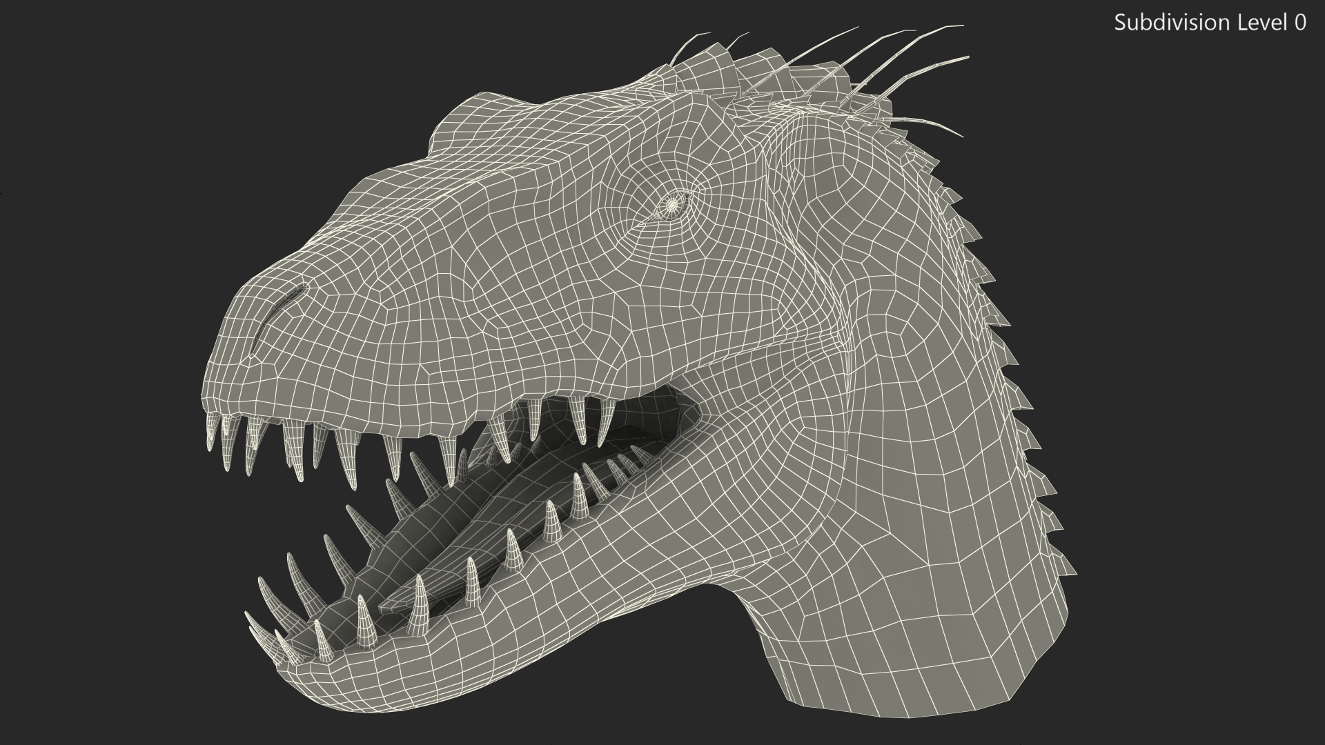 3D model Indoraptor Head