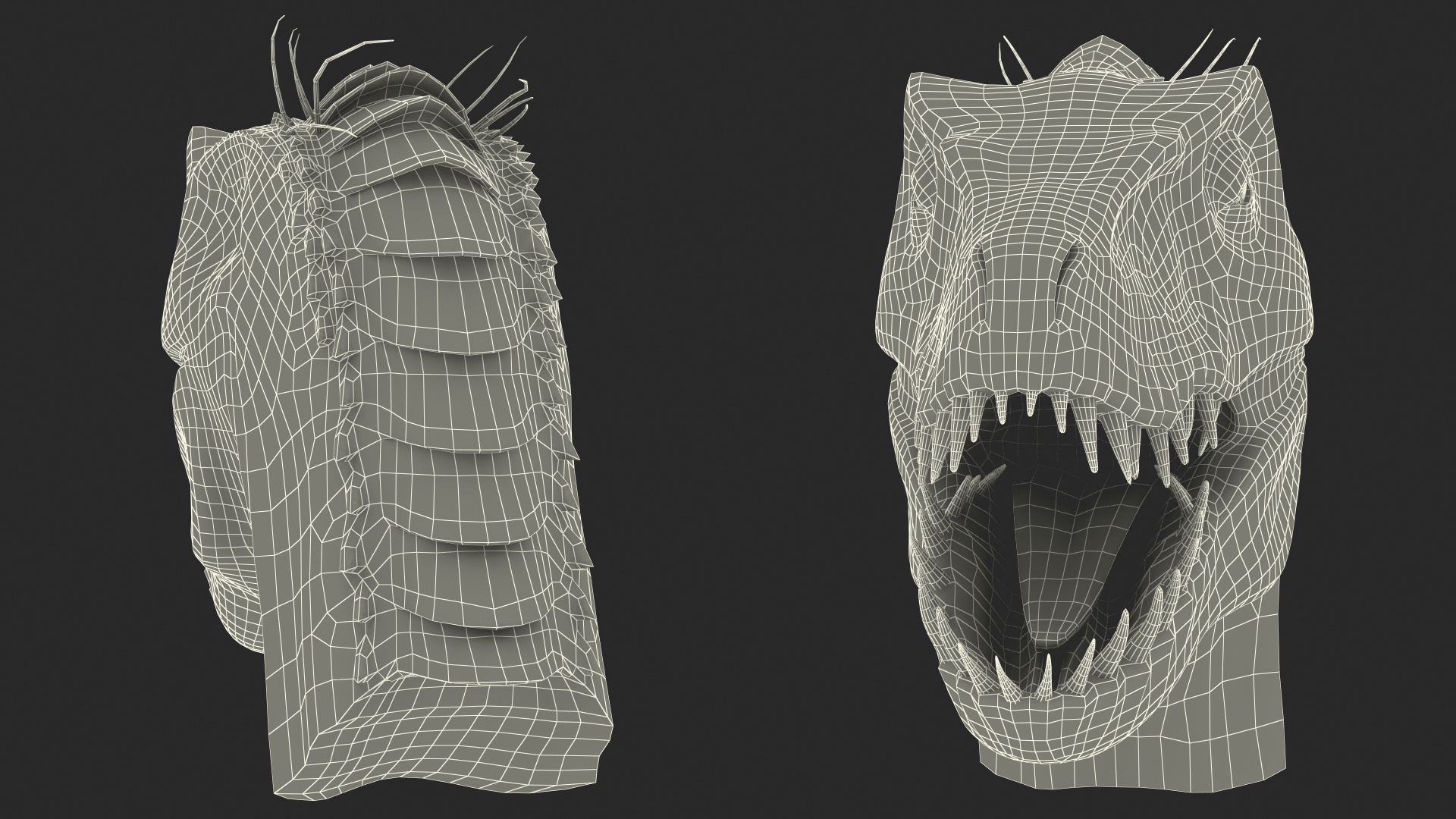 3D model Indoraptor Head
