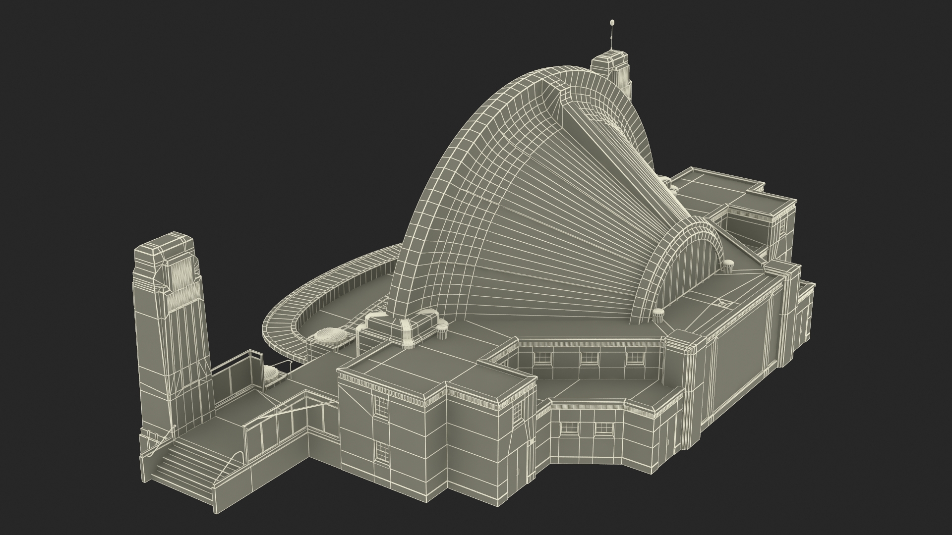 3D Washington Park Band Shell