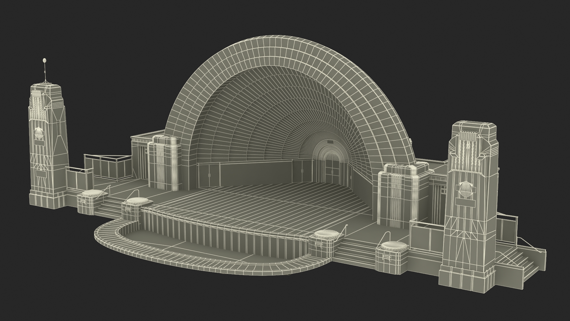 3D Washington Park Band Shell
