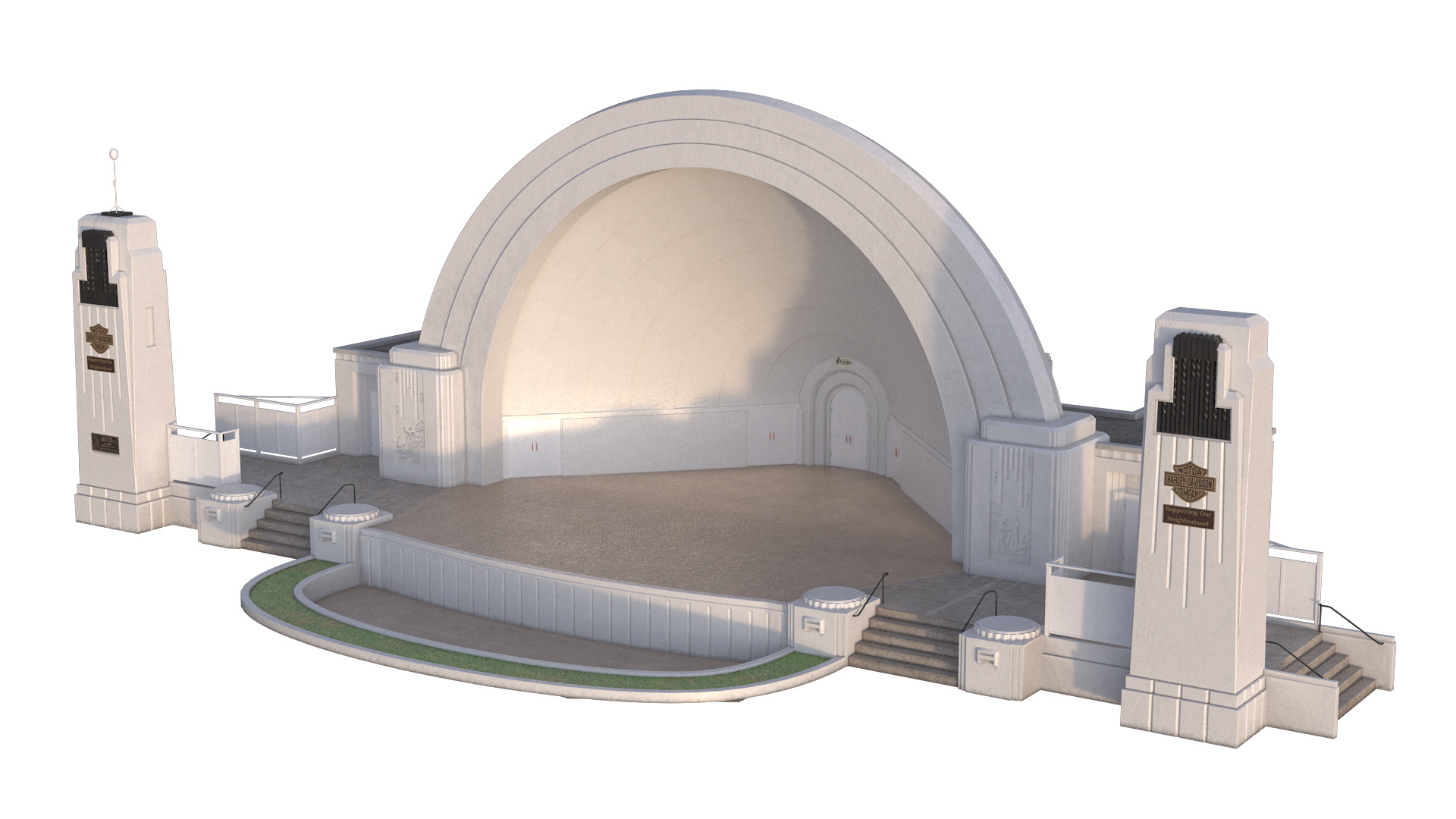 3D Washington Park Band Shell