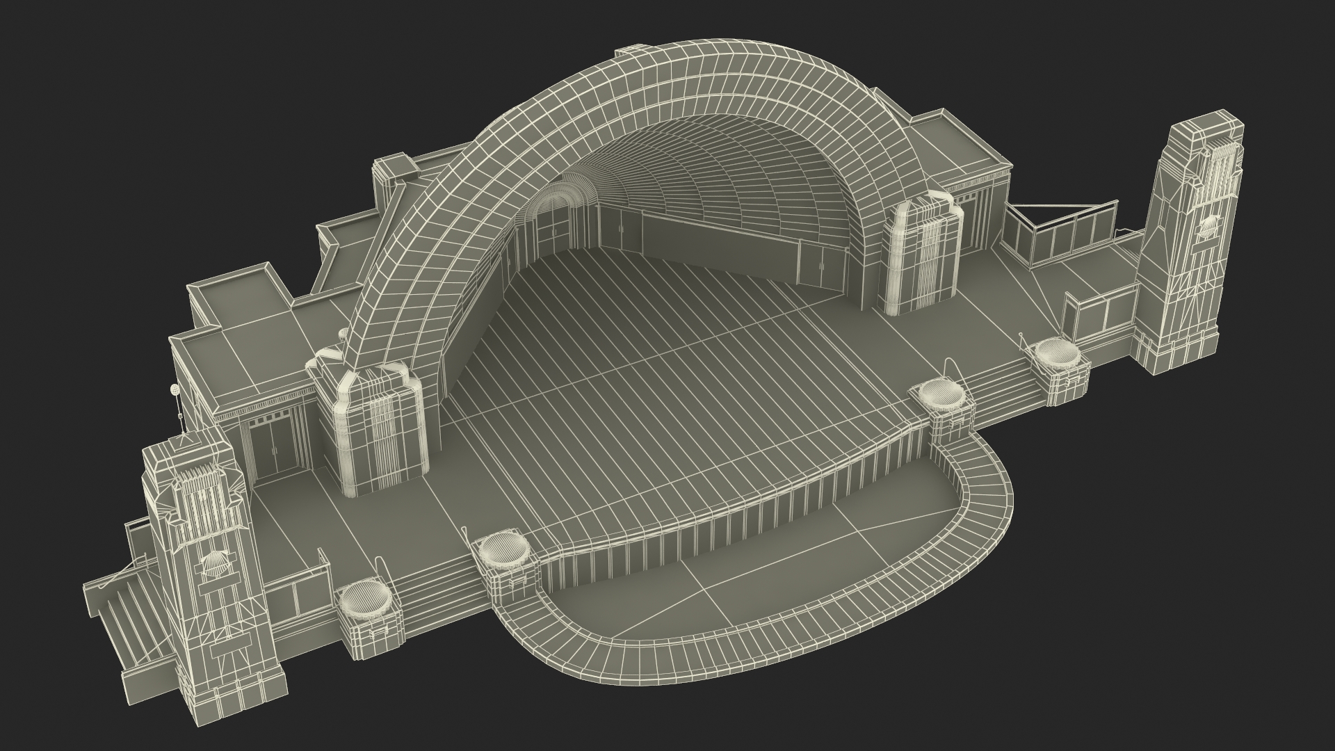 3D Washington Park Band Shell