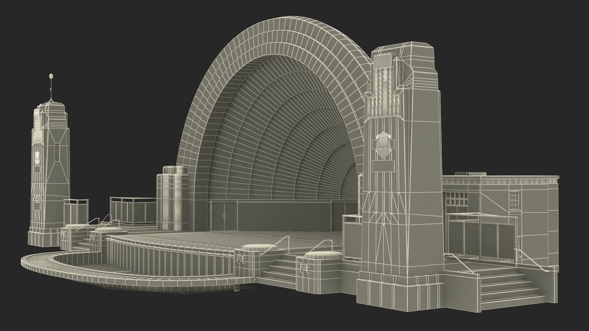 3D Washington Park Band Shell