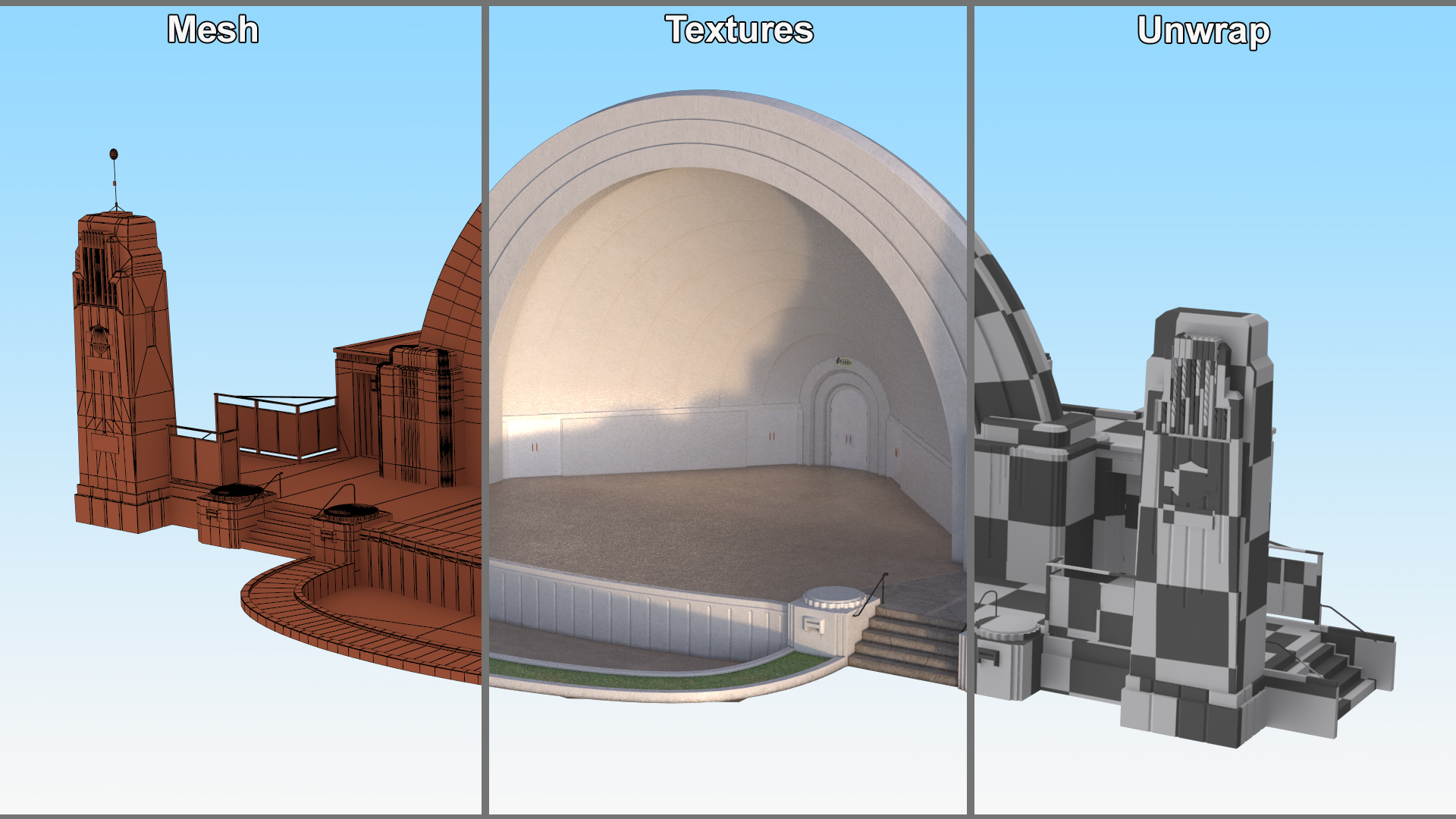 3D Washington Park Band Shell