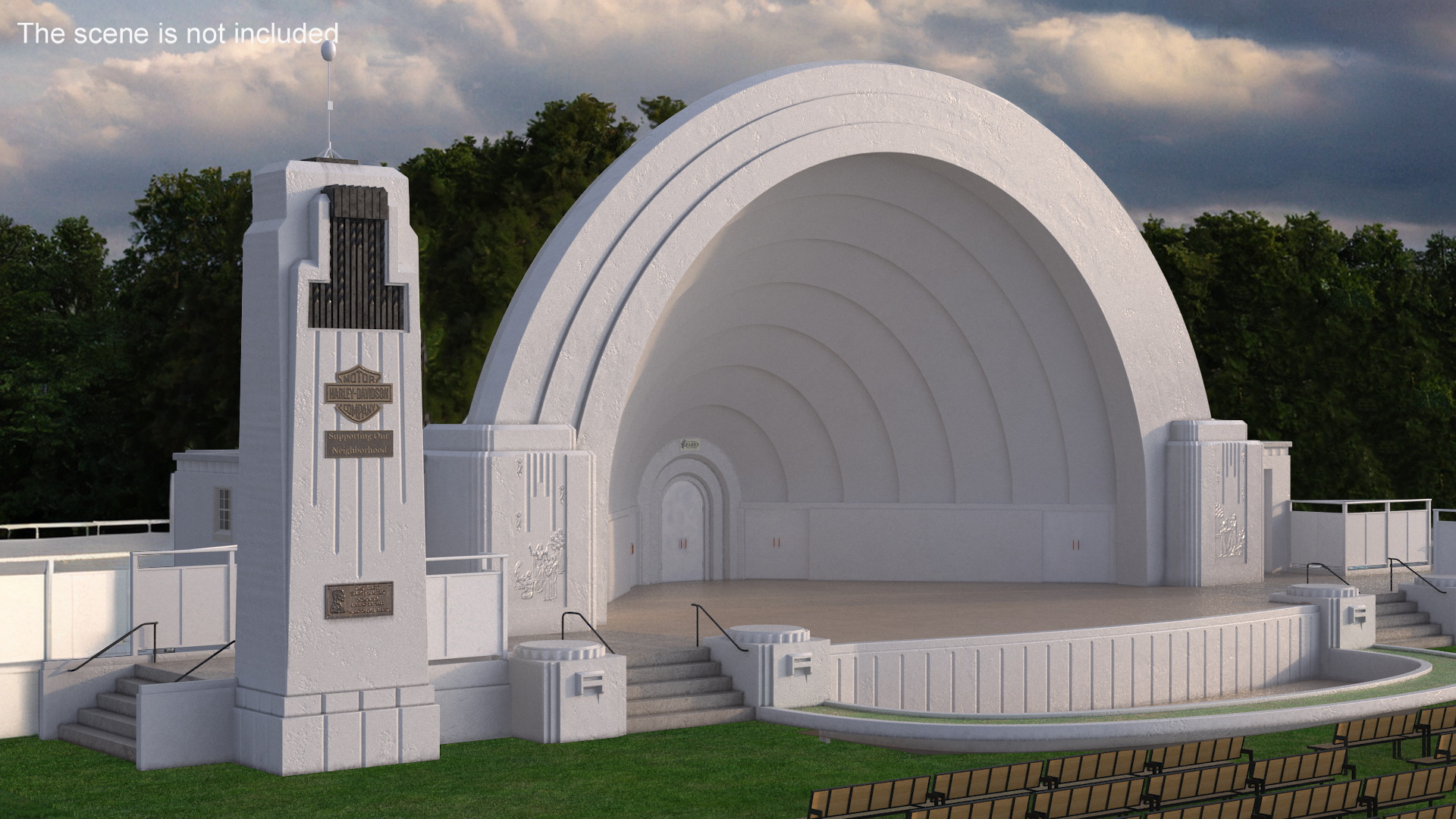 3D Washington Park Band Shell