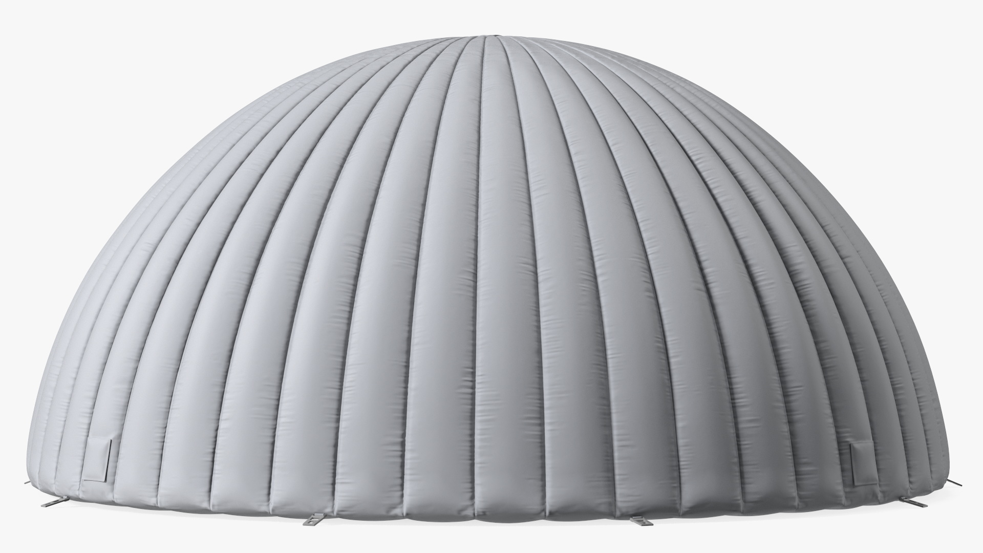 3D Inflatable Igloo Tent Open Grey