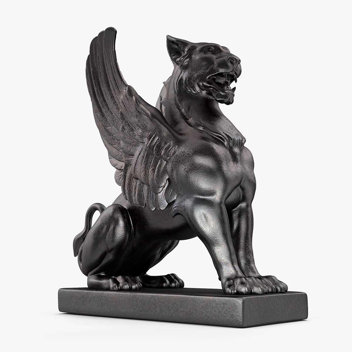 Bronze Griffin Statue