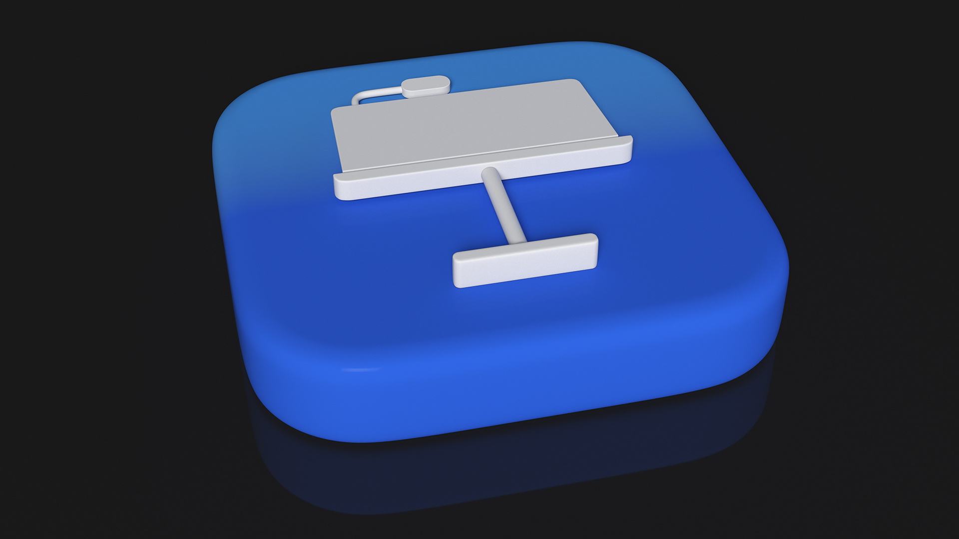3D iPhone iOS Keynote Icon model