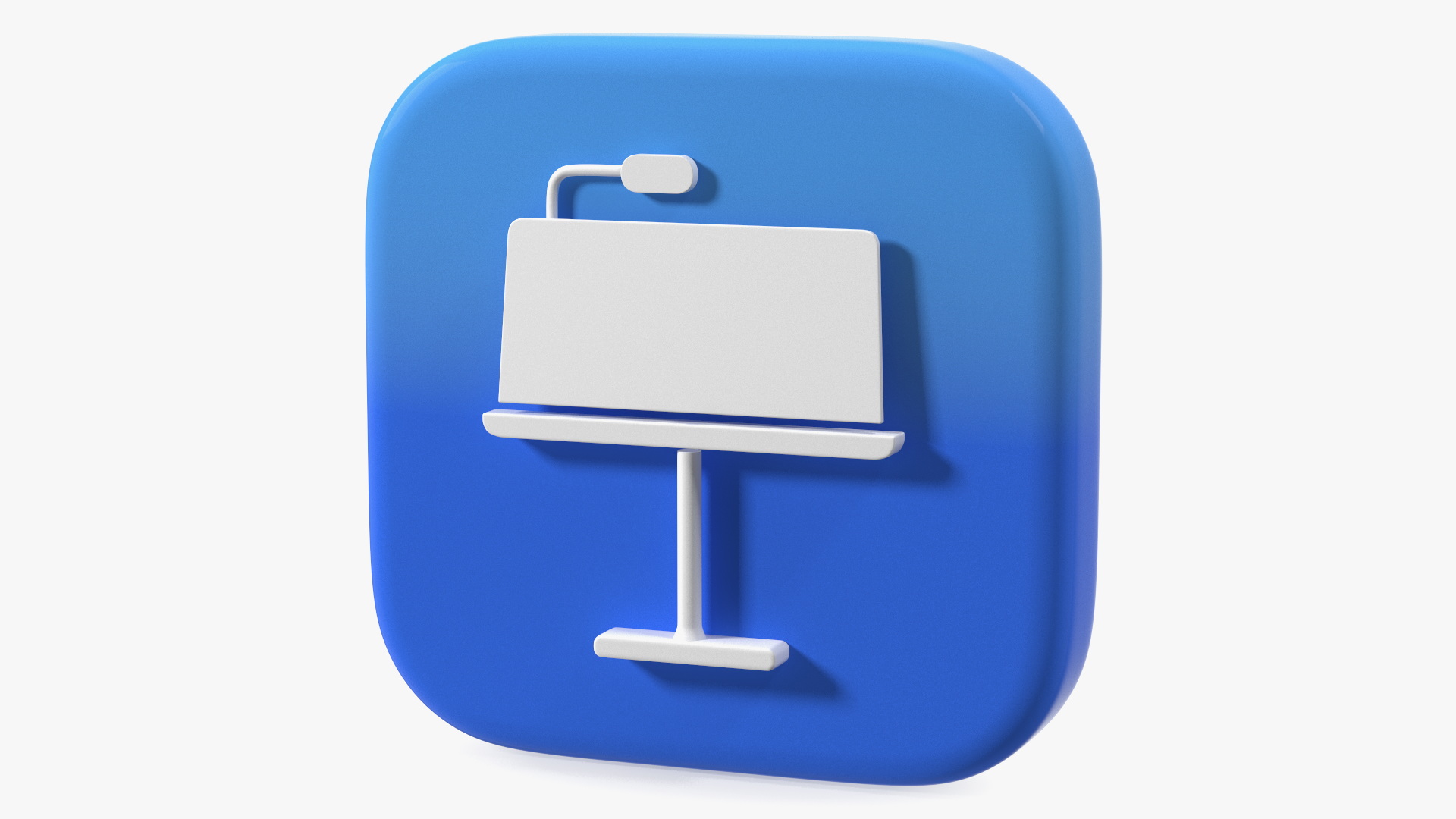 3D iPhone iOS Keynote Icon model