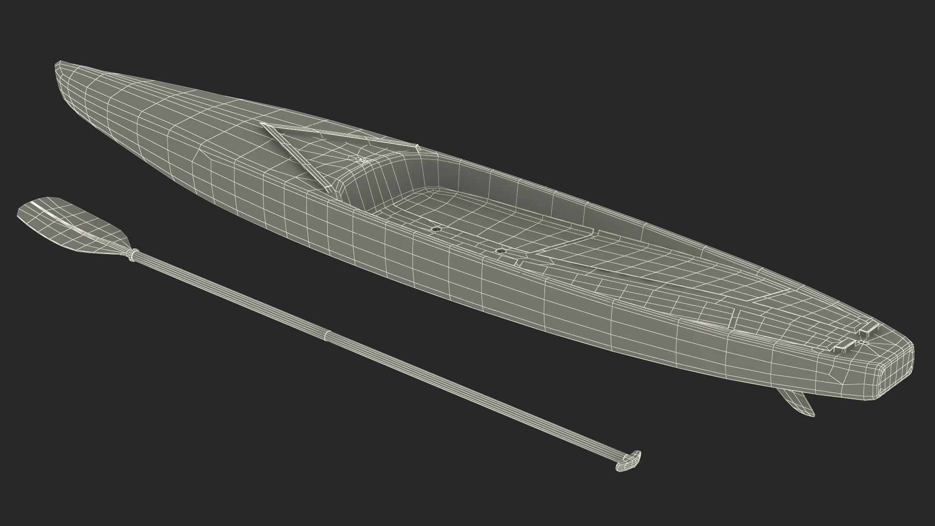 Starboard Allstar Race Paddle SUP Board 3D model