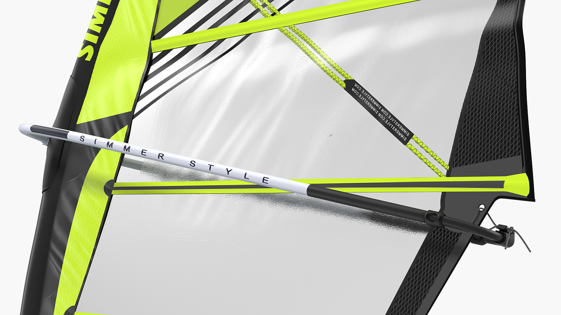3D Windsurf Board And Sail model