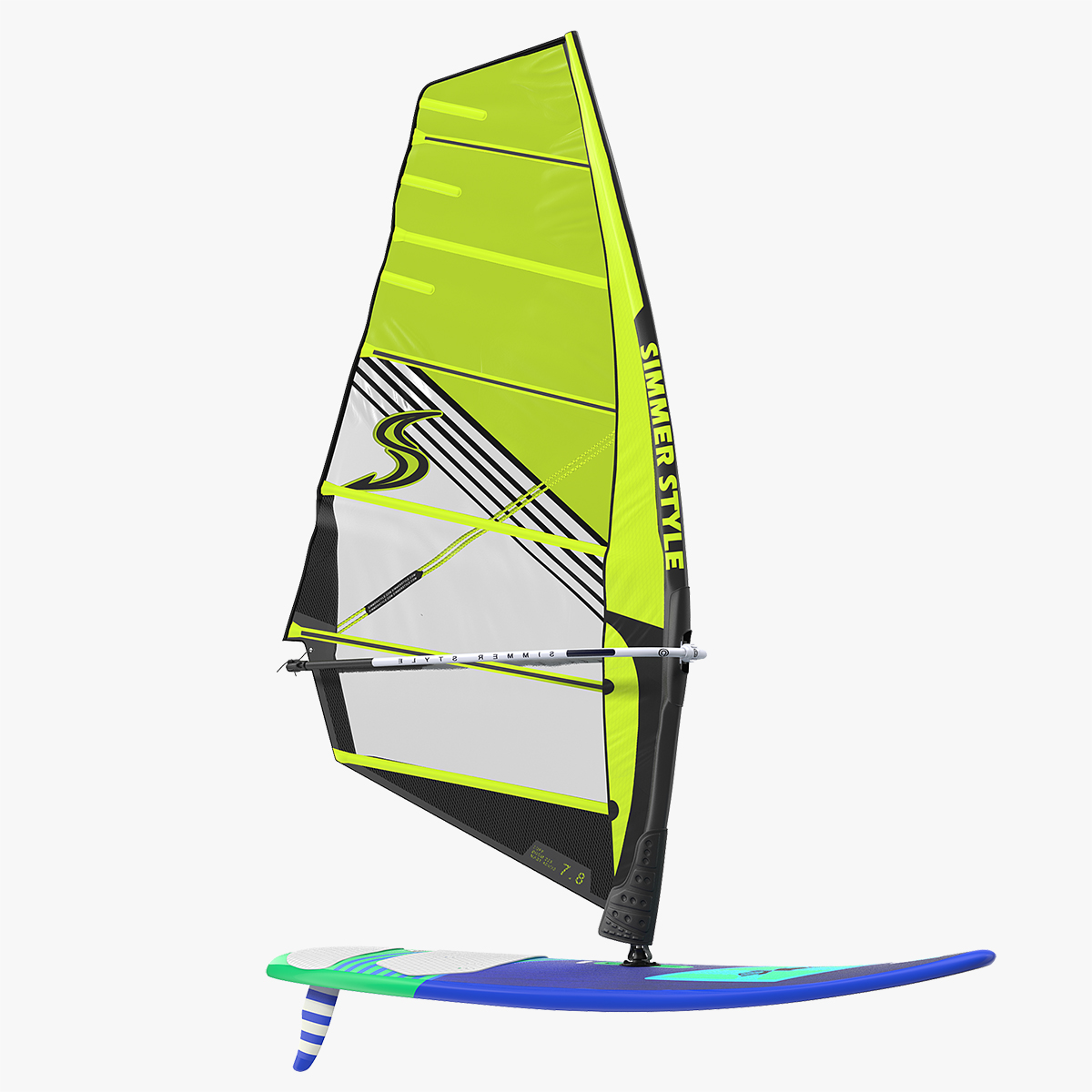 Windsurf Board And Sail, view 3