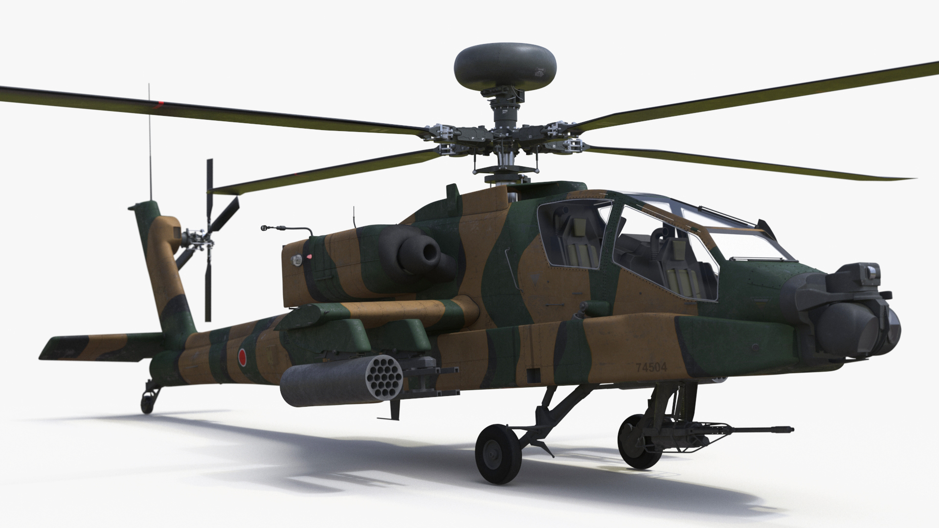 3D Japanese Mogami Class Frigate FFM-2 with Helicopter Rigged model