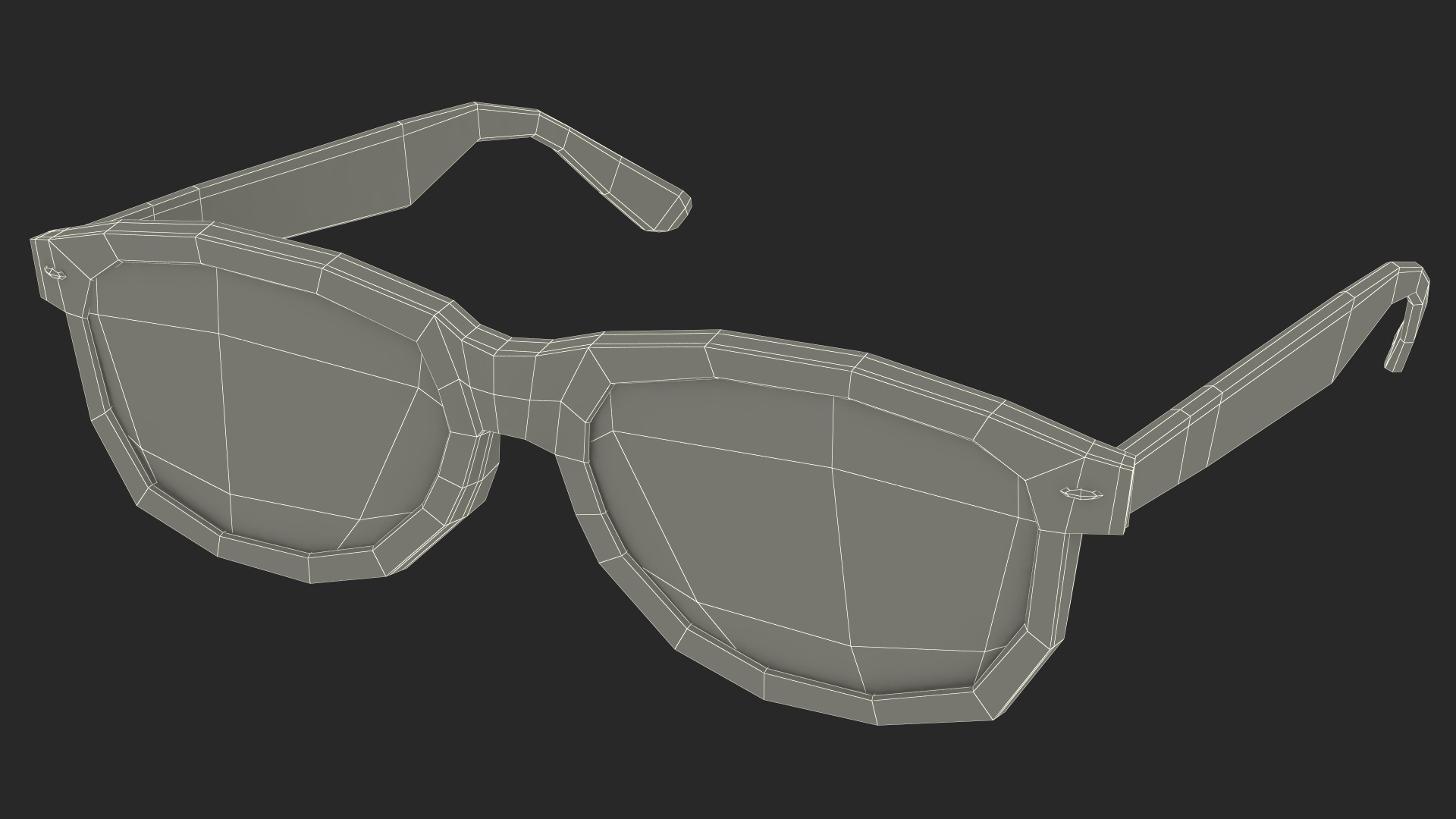 Classic Style Sunglasses 3D model