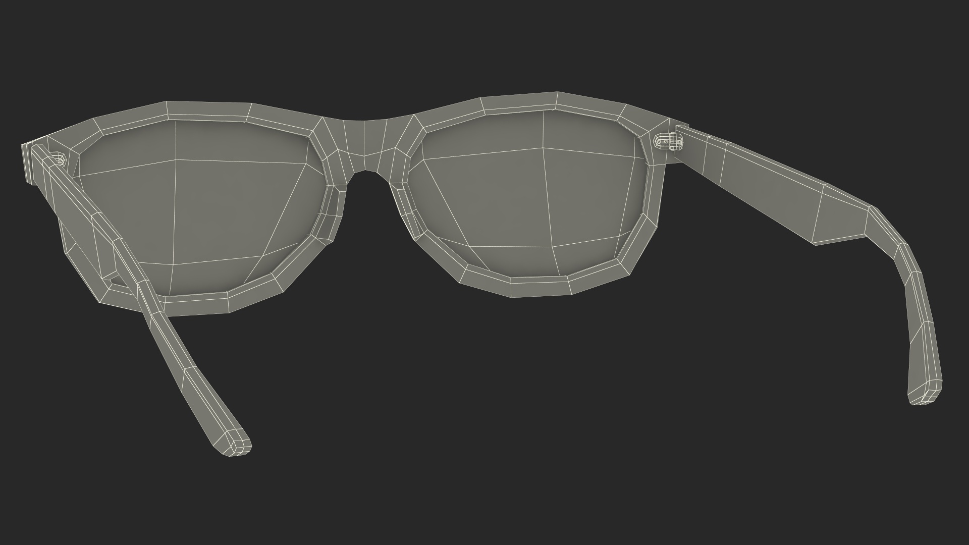 Classic Style Sunglasses 3D model