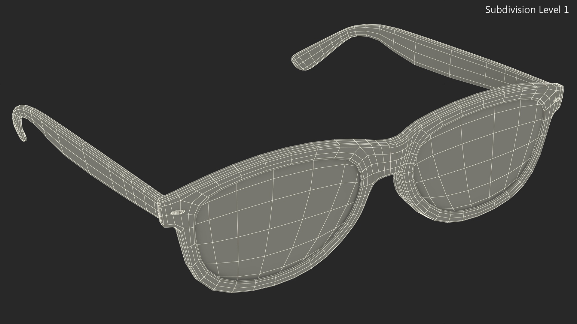Classic Style Sunglasses 3D model