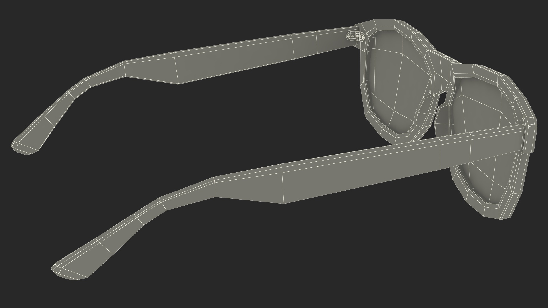 Classic Style Sunglasses 3D model