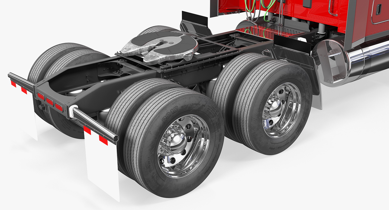 3D model Truck Hauler Trailer