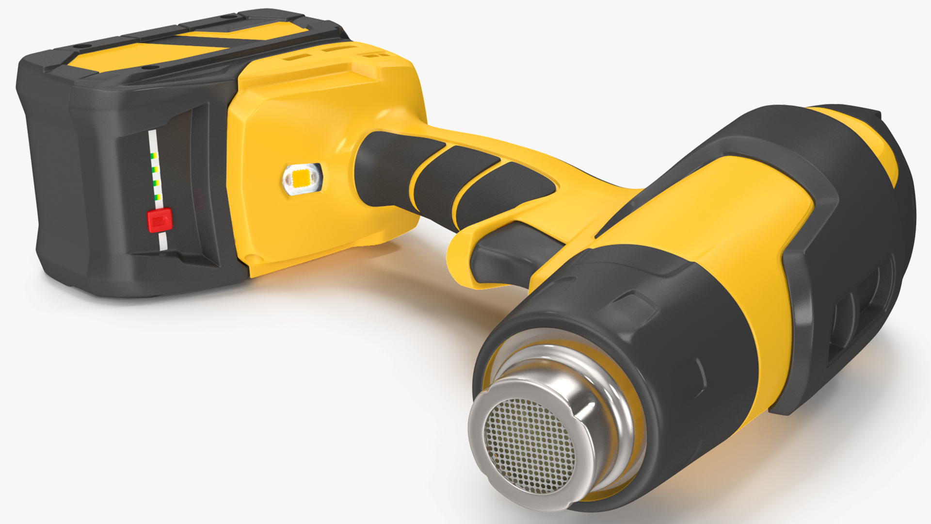 Yellow Heat Gun Cordless 3D model