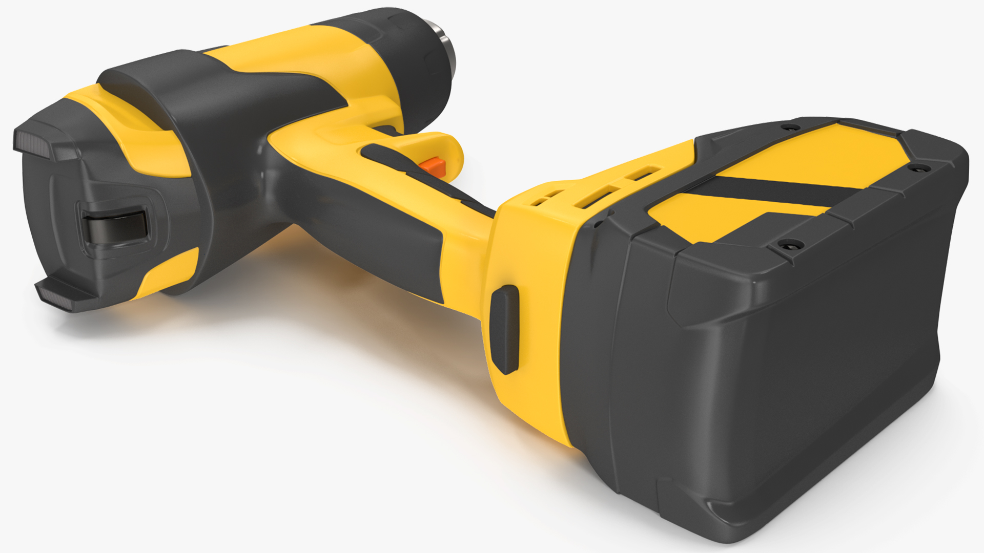 Yellow Heat Gun Cordless 3D model