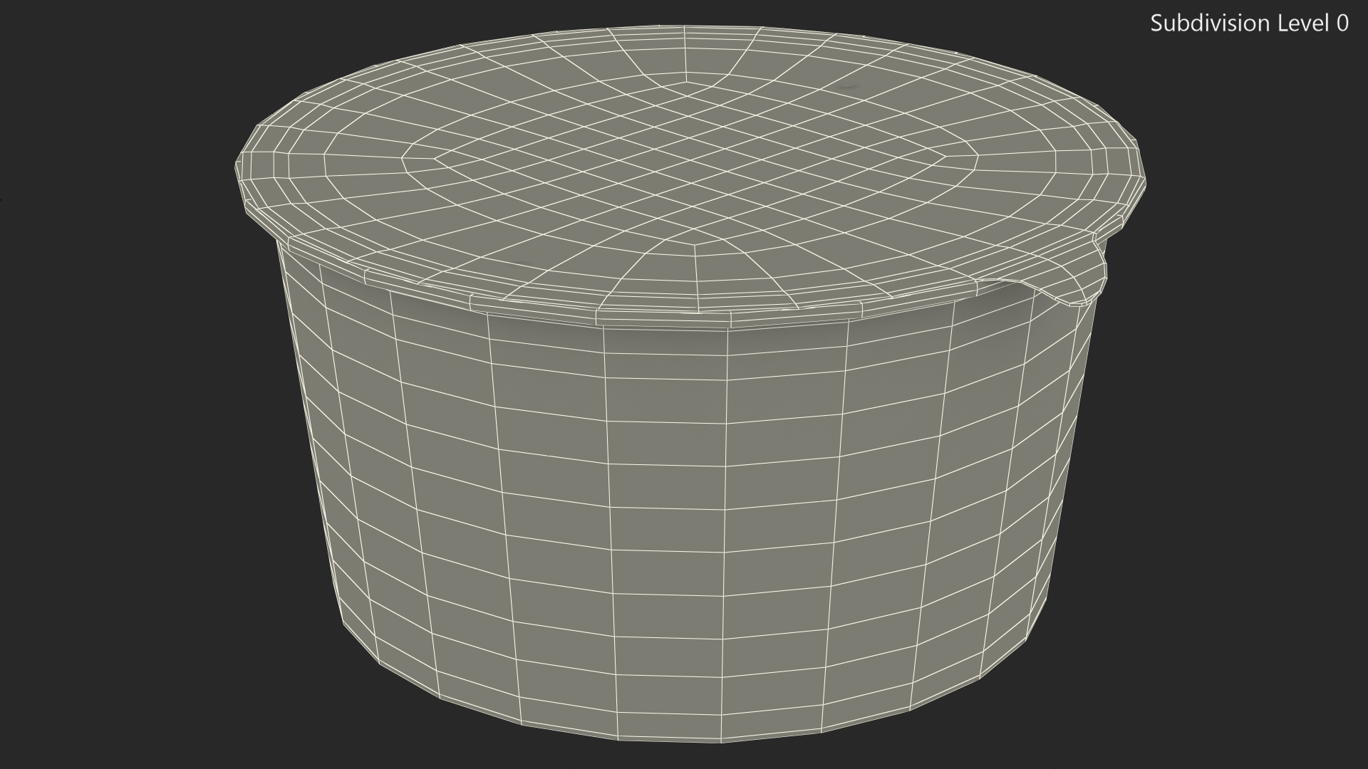 Instant Noodles Closed Bowl 3D