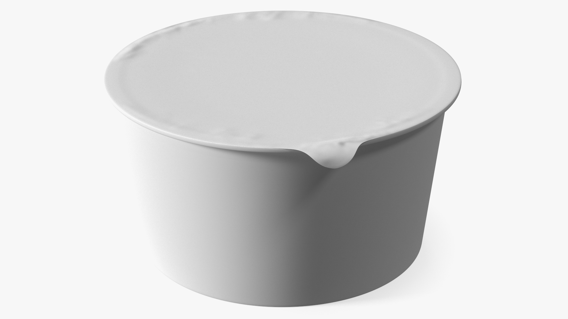 Instant Noodles Closed Bowl 3D
