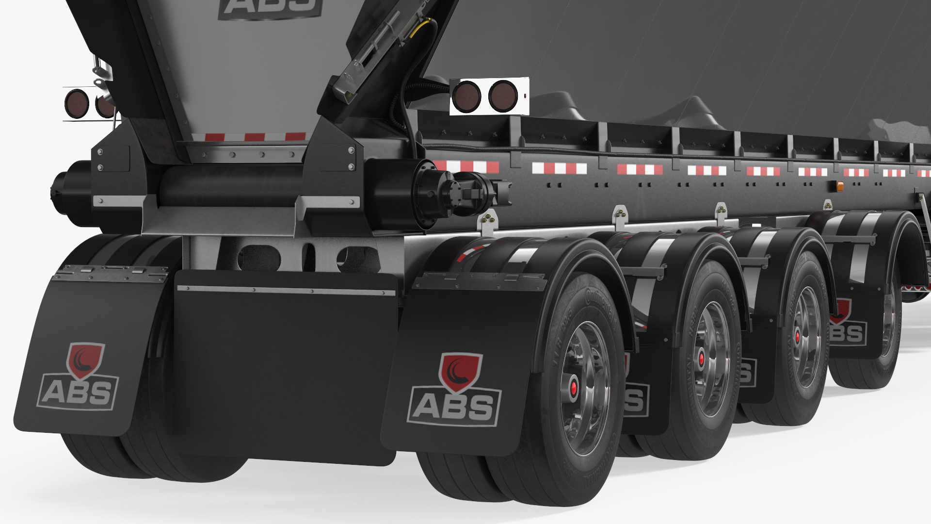 3D Truck Mack CHU613 With Trailer ABS LRC model