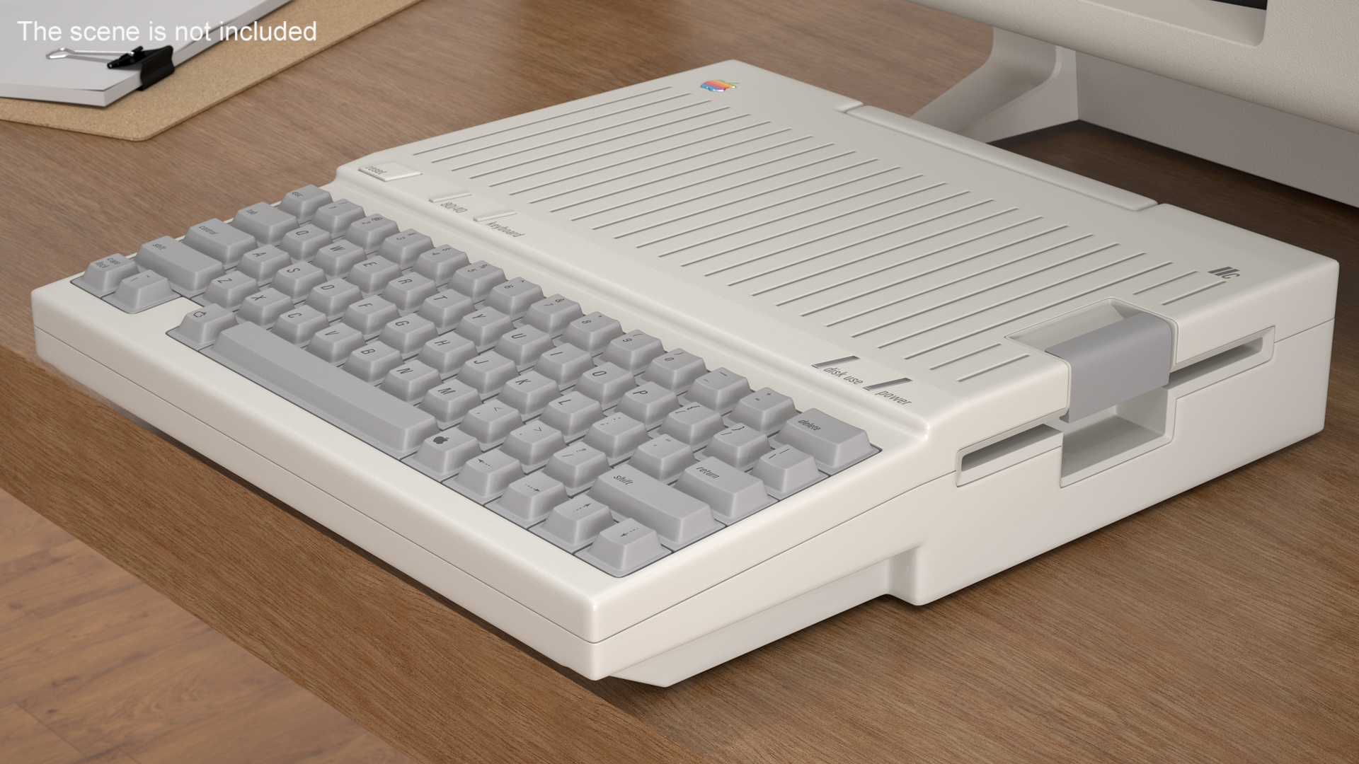 3D Vintage Apple Computer IIc