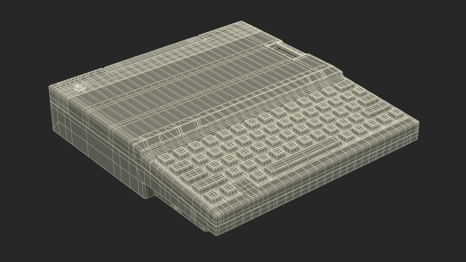 3D Vintage Apple Computer IIc