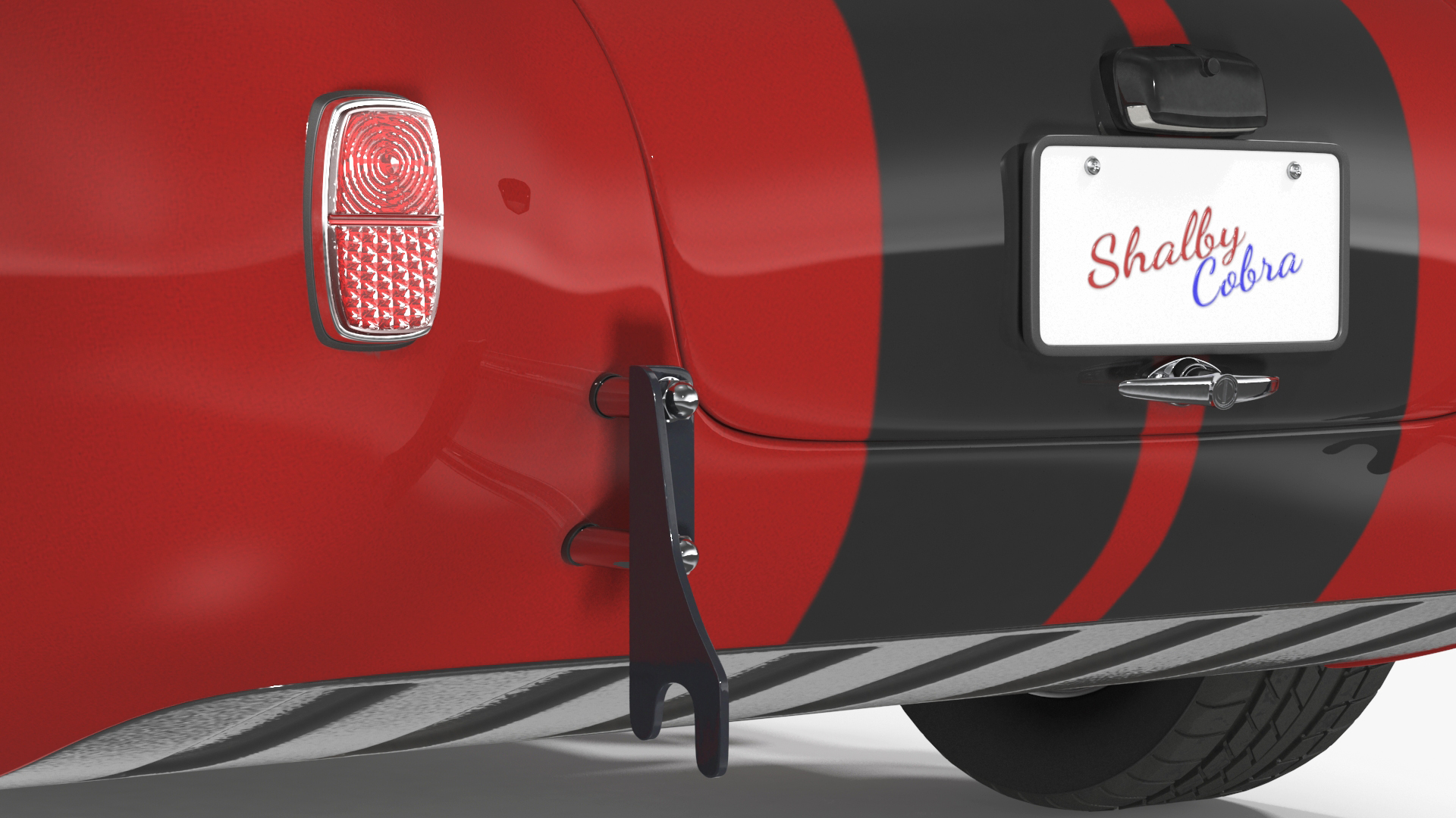 AC Cobra Shelby 1965 Red 3D model