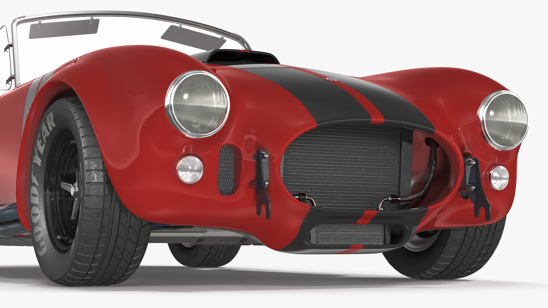 AC Cobra Shelby 1965 Red 3D model