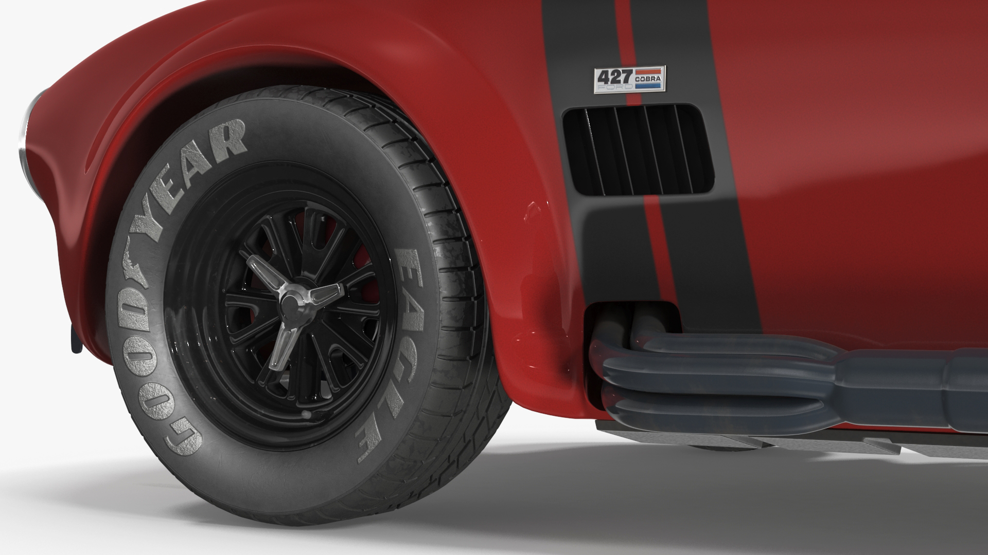 AC Cobra Shelby 1965 Red 3D model
